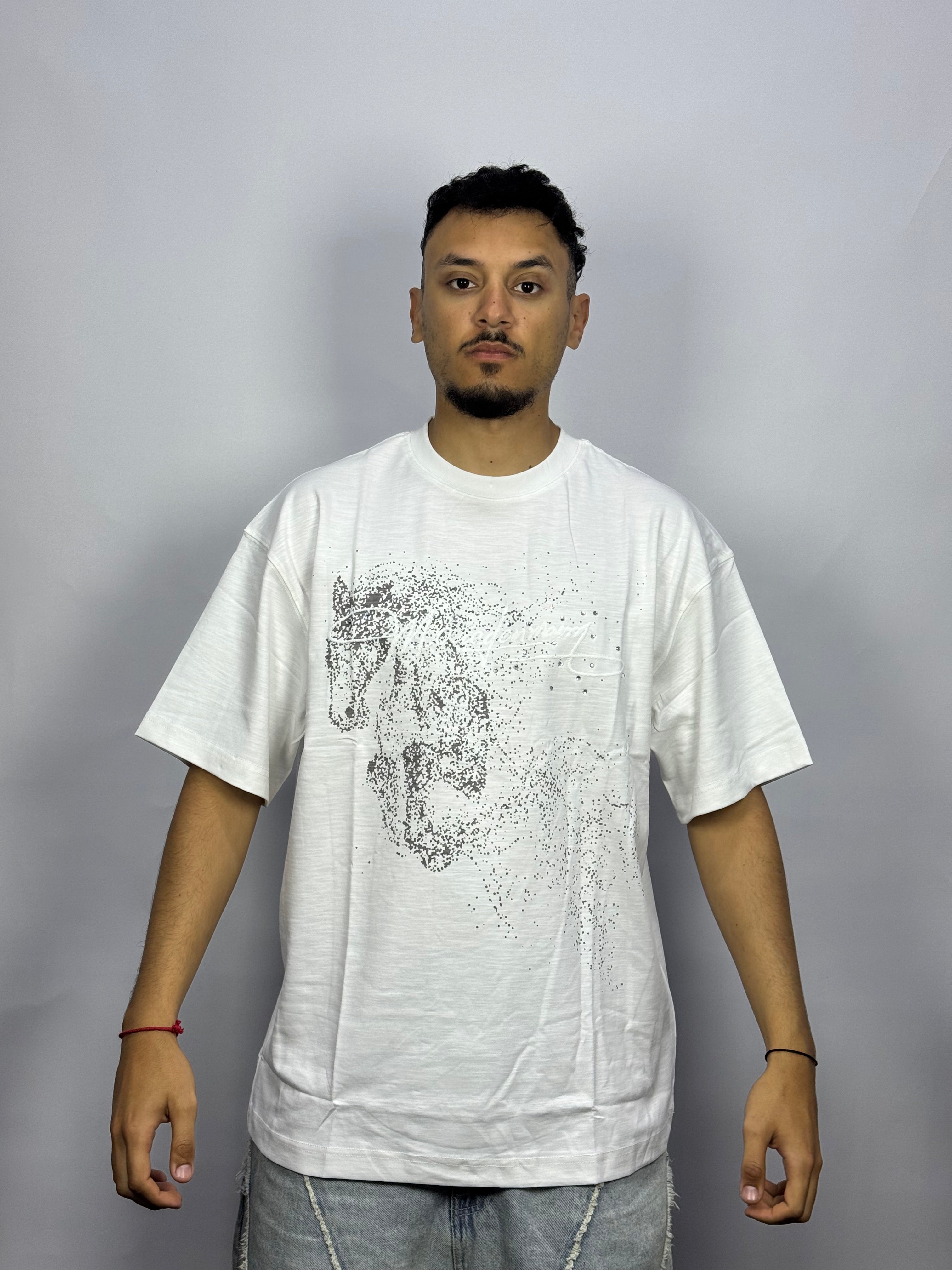 T-shirt Blanc Attitude Street
