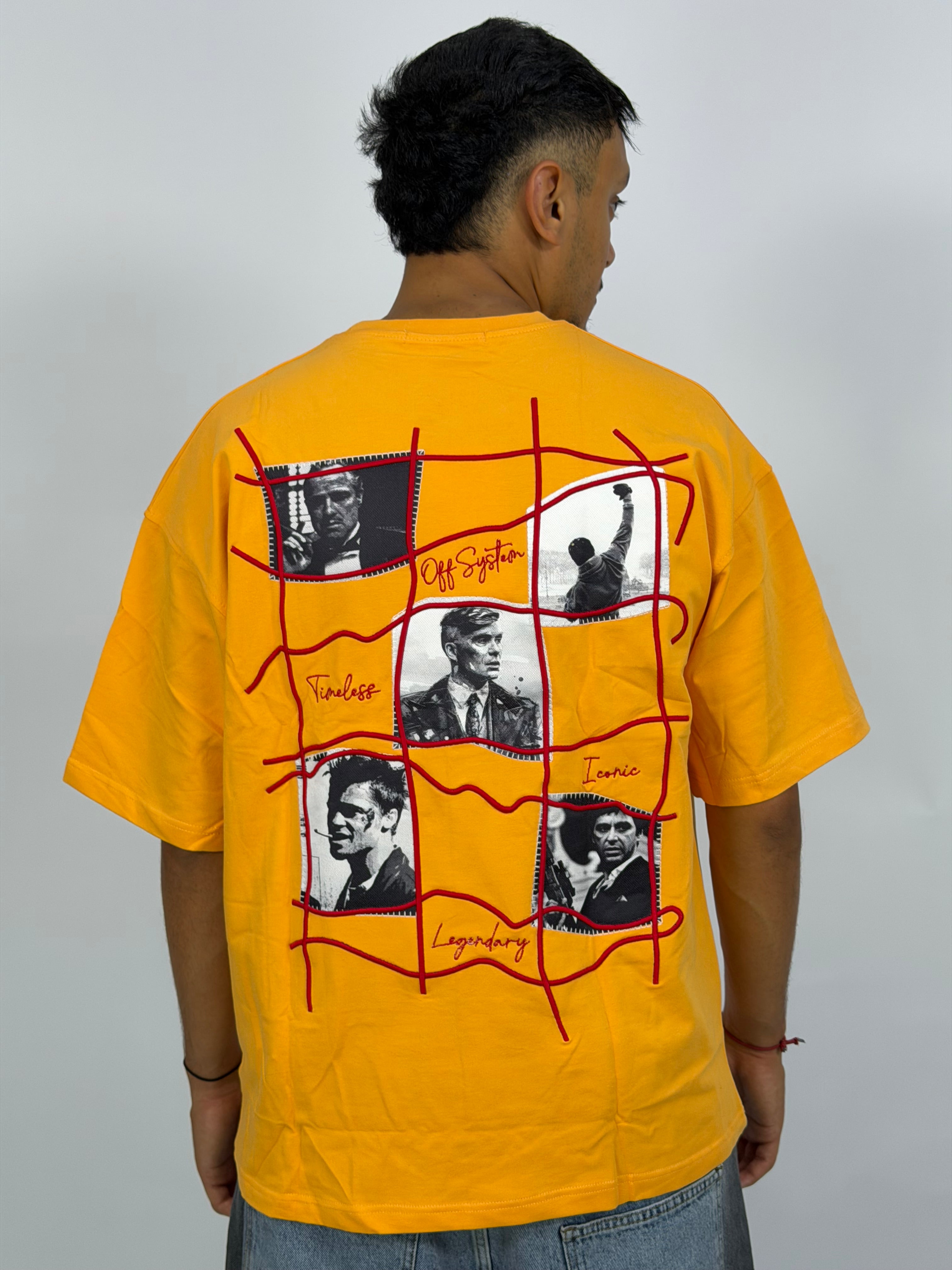 T-shirt ORIGINAL Oversize Orange – Icons Grid “Legendary” Edition