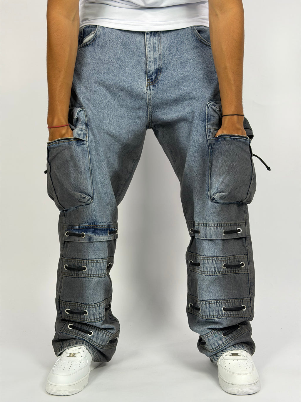 Jean ORIGINAL Cargo Oversize – Tactical Lace Edition