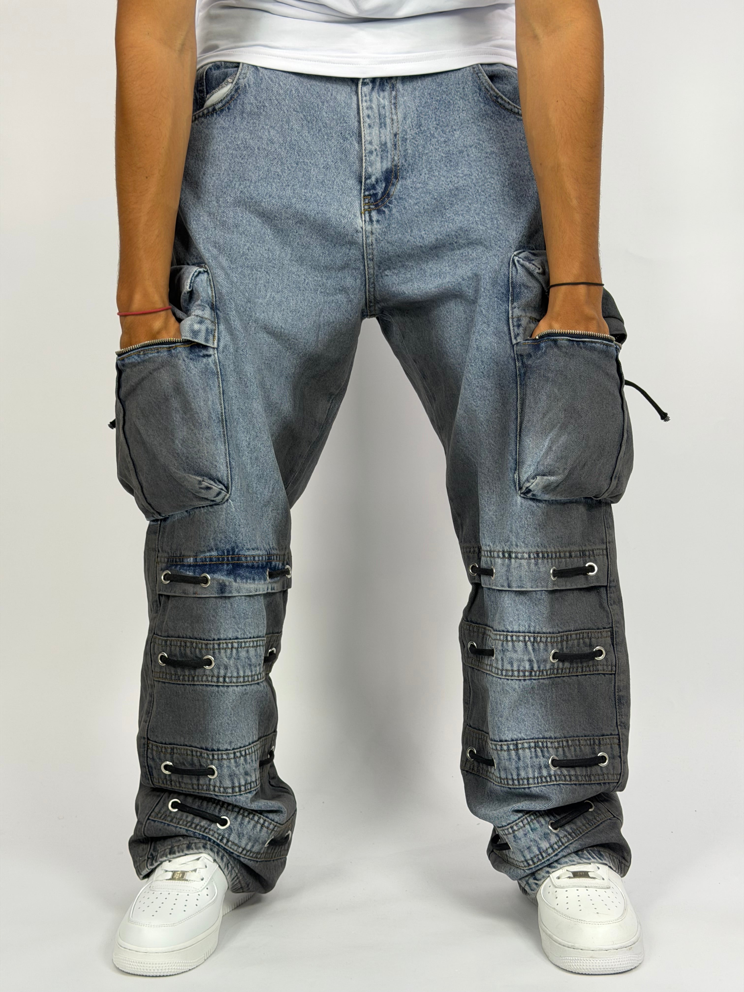 Jean ORIGINAL Cargo Oversize – Tactical Lace Edition