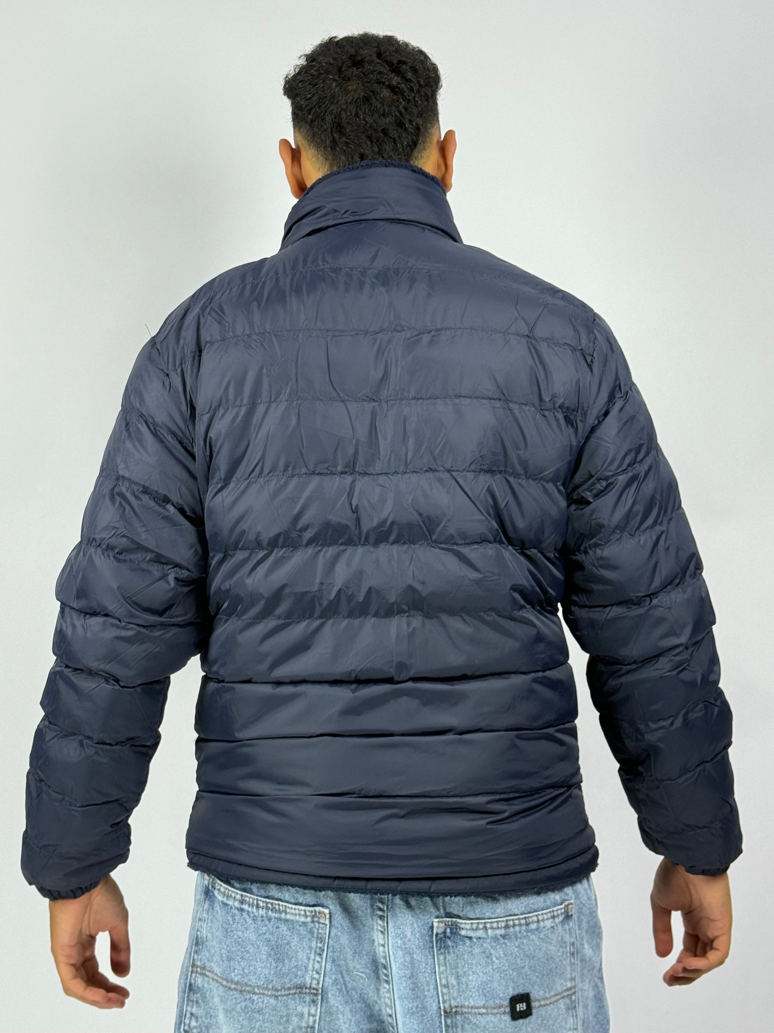 Veste TNF Double Face 1ʳᵉ Qualité – Style Réversible & Confort Premium Bleu
