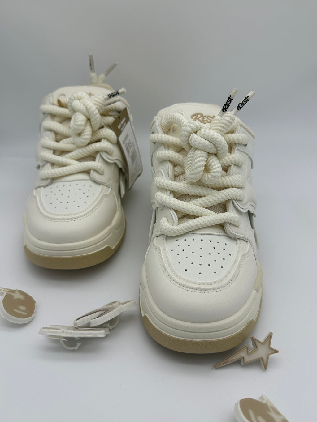 Espadrille REST ORIGINAL OVERSIZE - Blanc/Gold