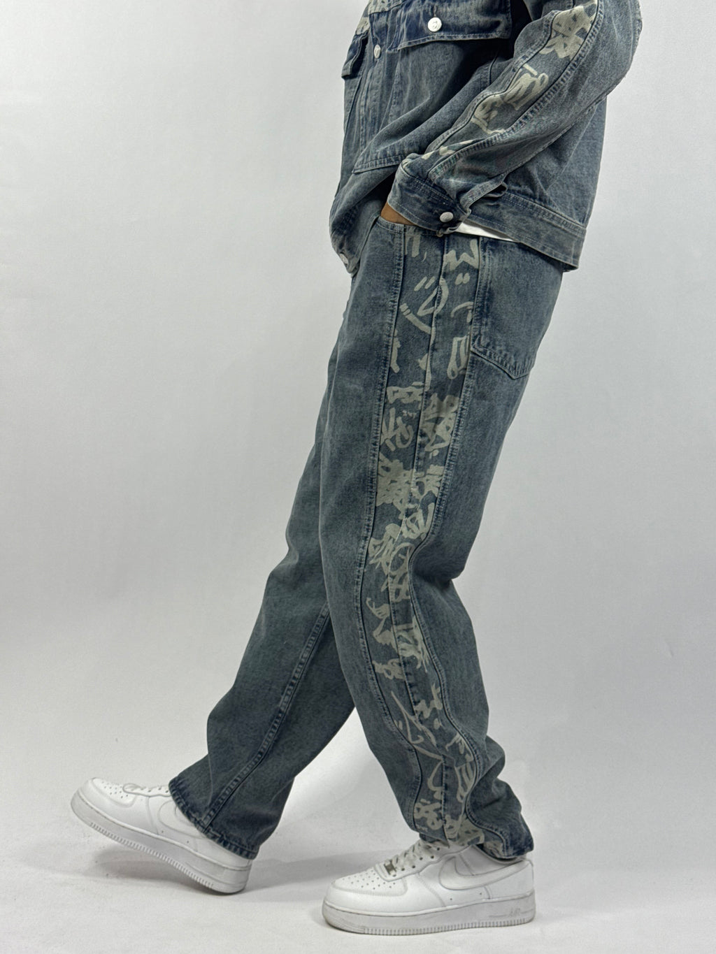 Ensemble Jeans Bleu Premium – Veste & Pantalon