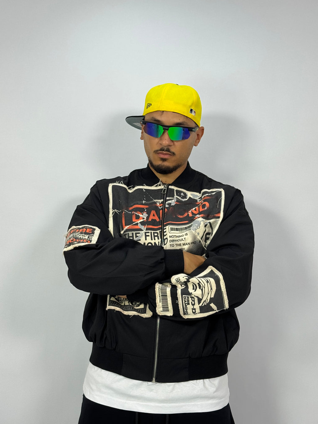 Veste Label Bomber – Streetwear PREMIUM