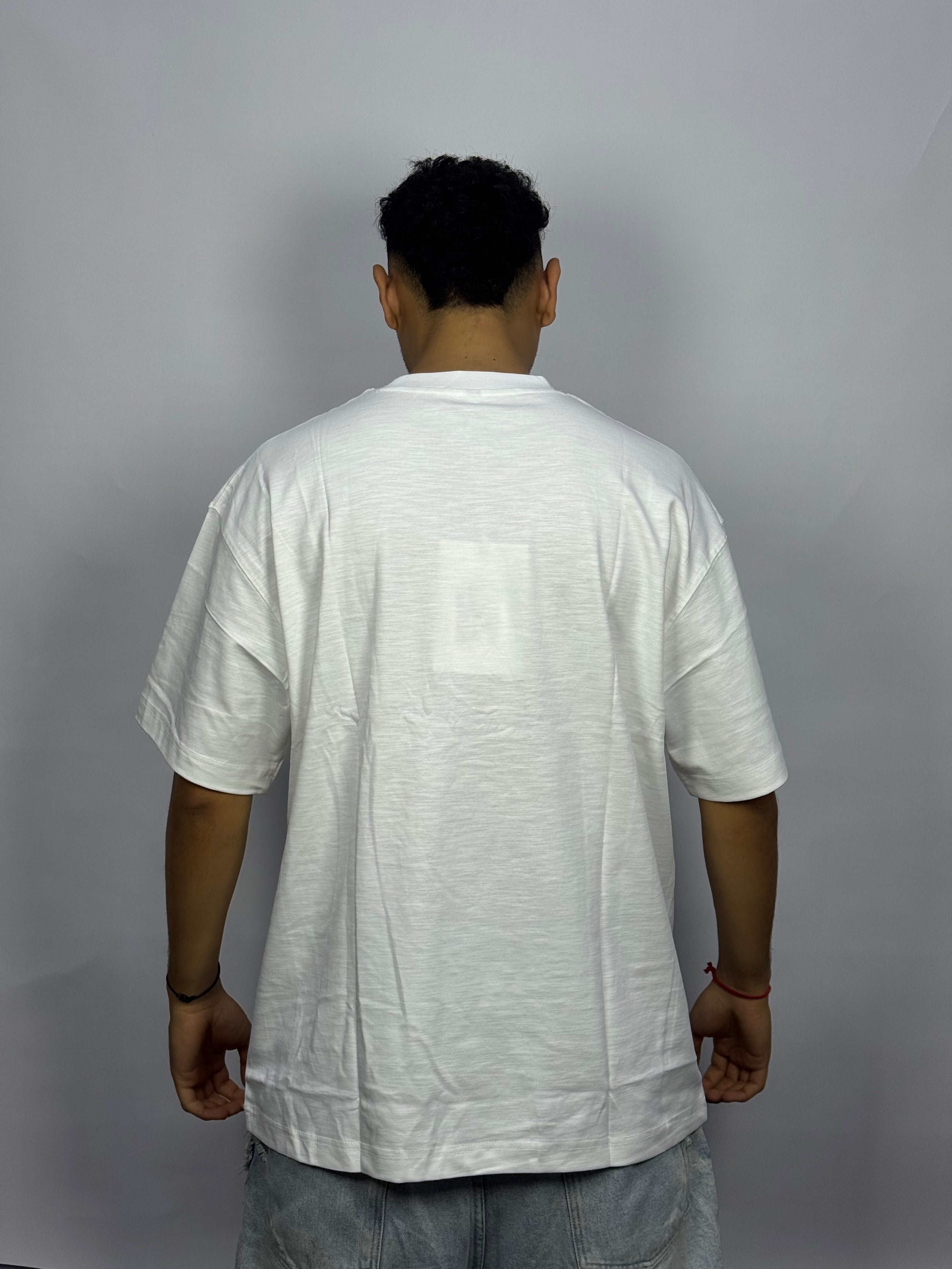 T-shirt Blanc Attitude Street