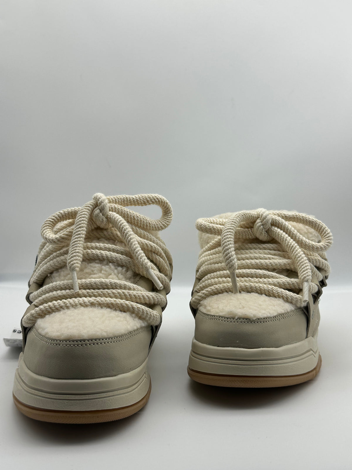 Sneakers ORIGINAL fourrées beige et crème