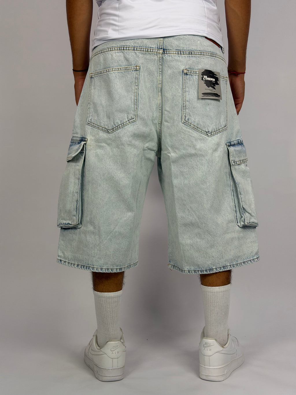 Short ORIGINAL Cargo Zippé Bleu - Street teck Edition