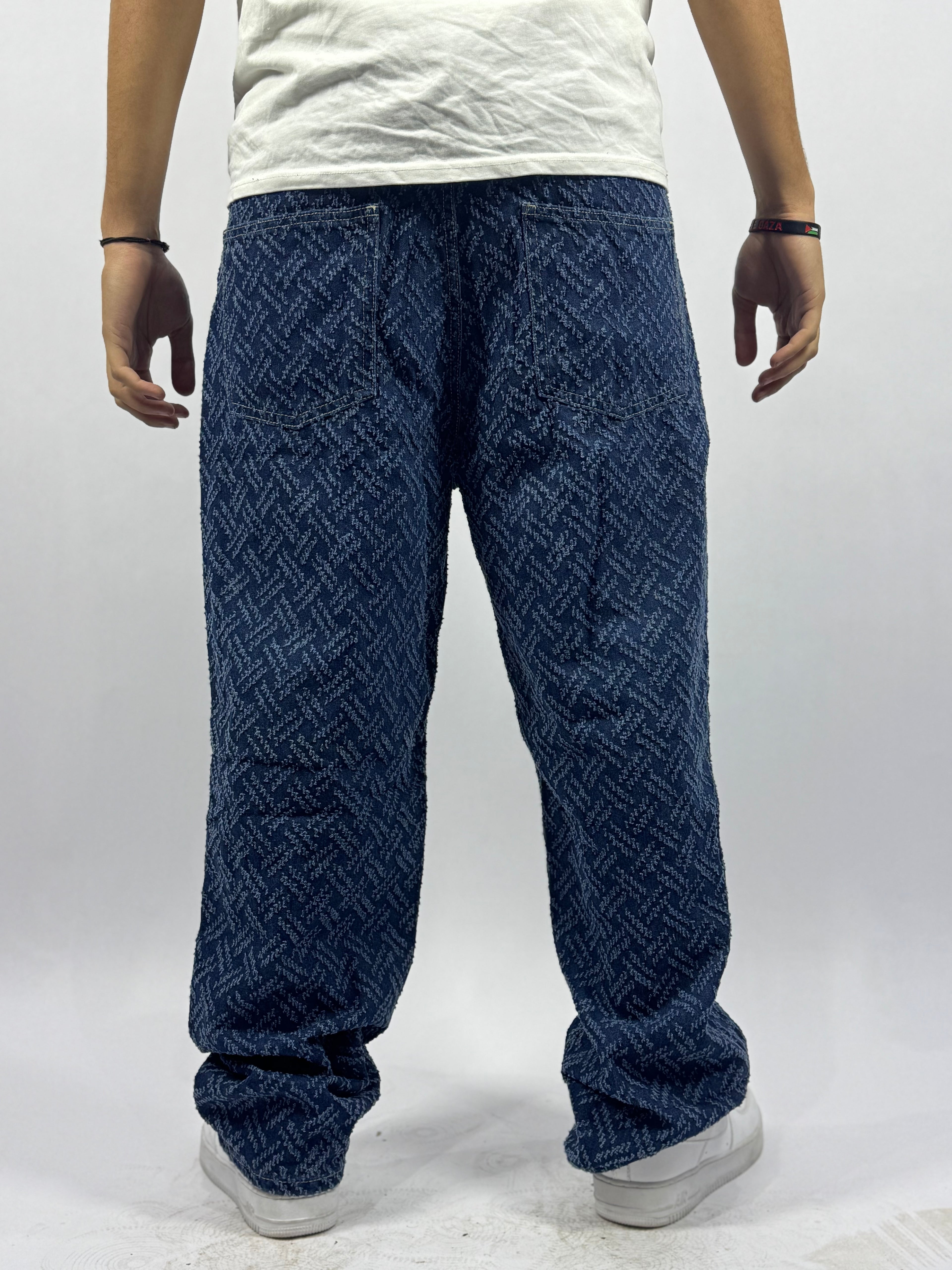 Jean Baggy Premium à Motifs Brodés ( Model A )
