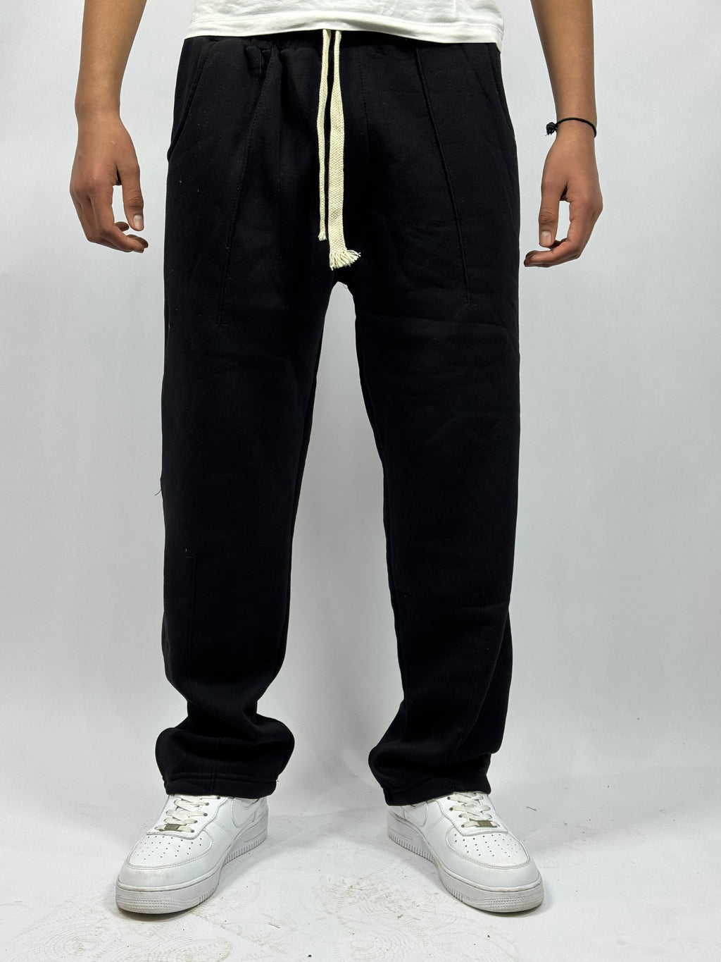 Pantalon Simple Baggy Noire