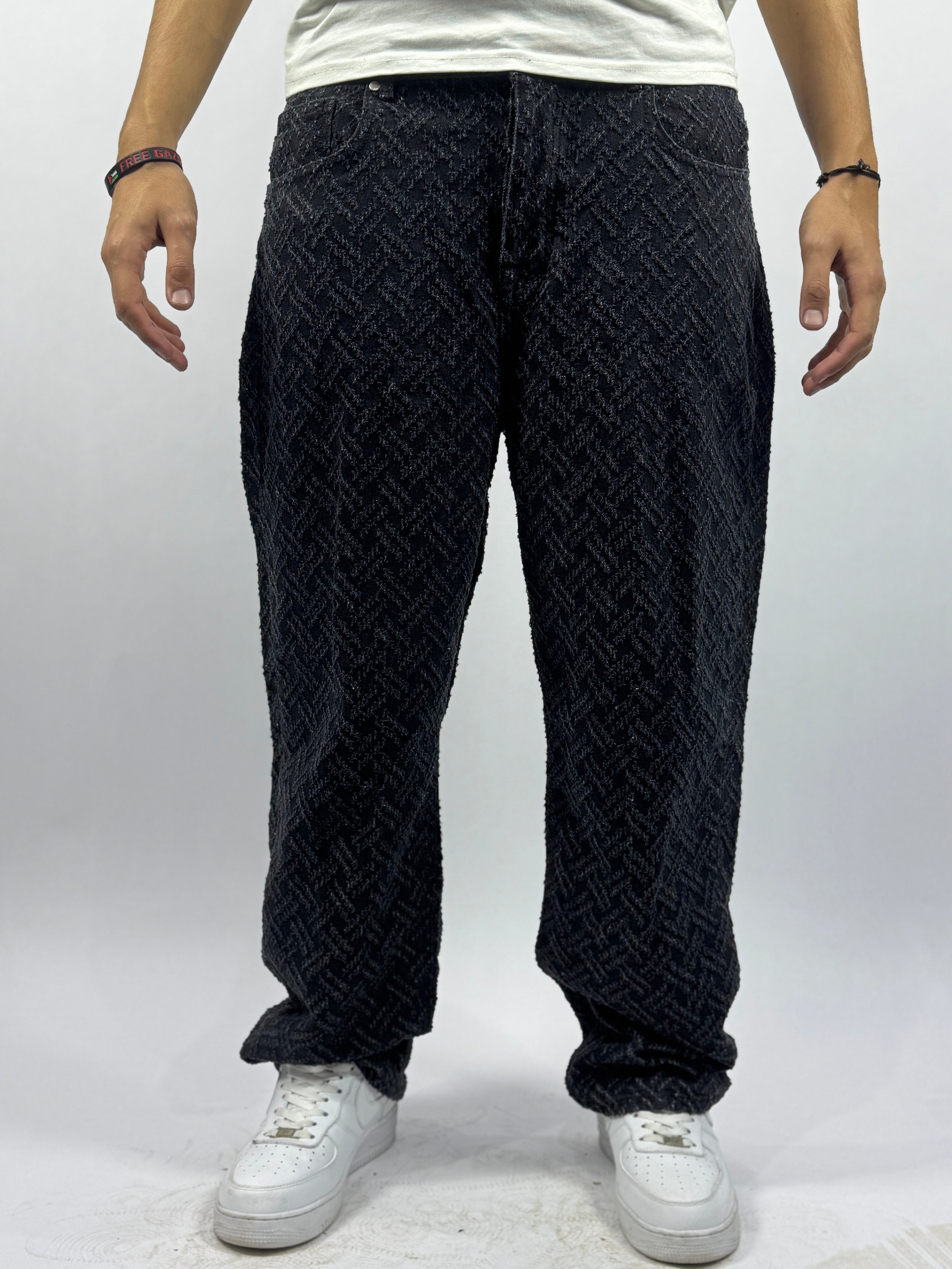 Jean Baggy Premium à Motifs Brodés ( Model C )