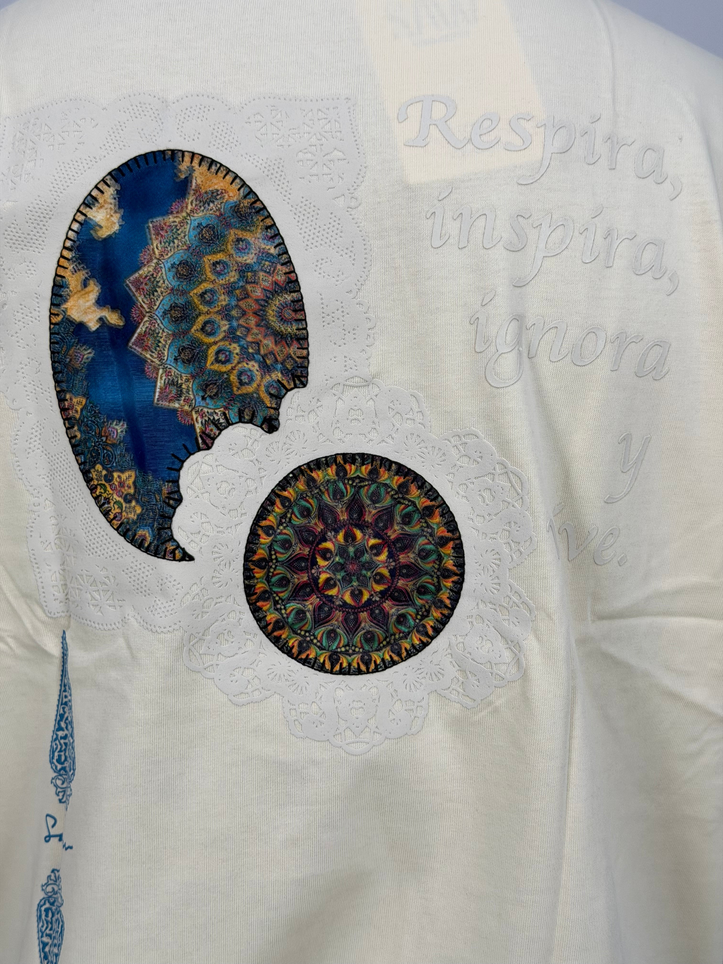 T-shirt ORIGINAL Oversize Crème – Mandala Signature Edition
