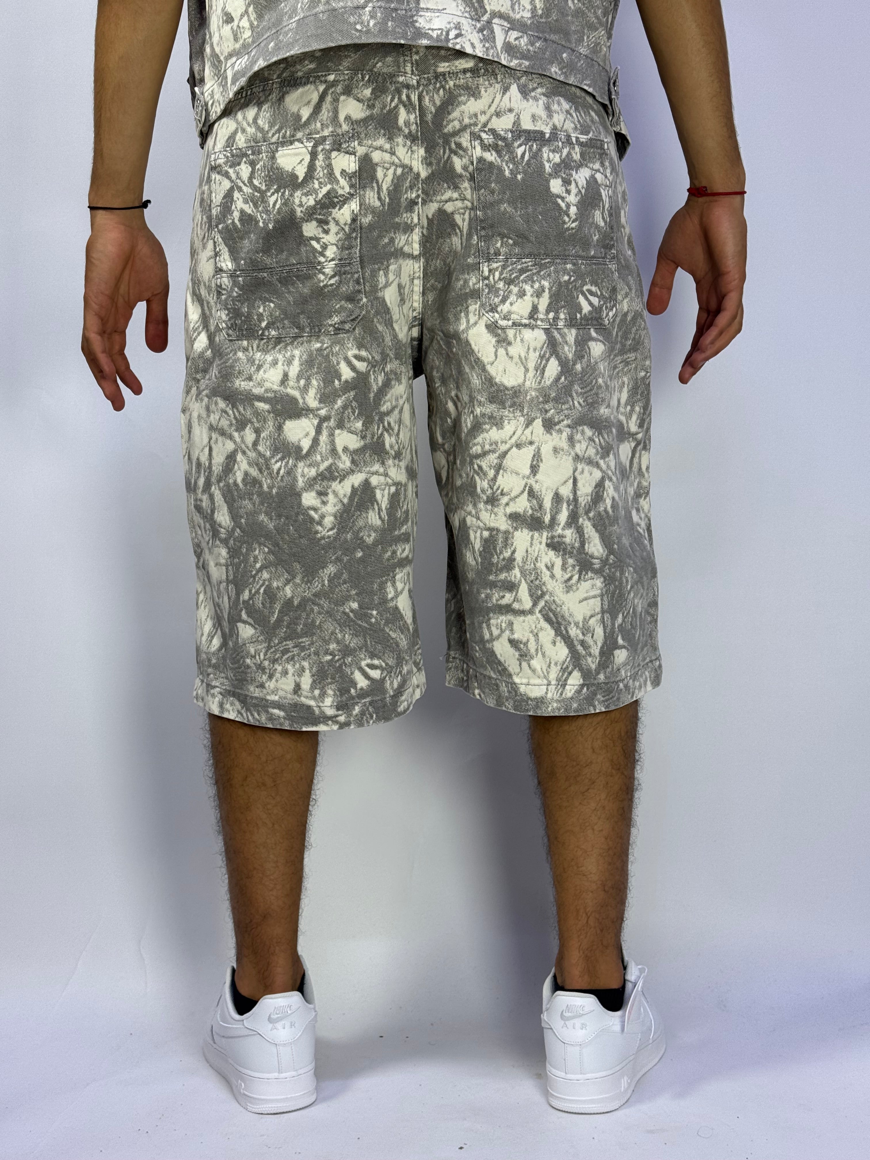 Ensemble Camo Premium Été – Chemise Oversize + Short Streetwear
