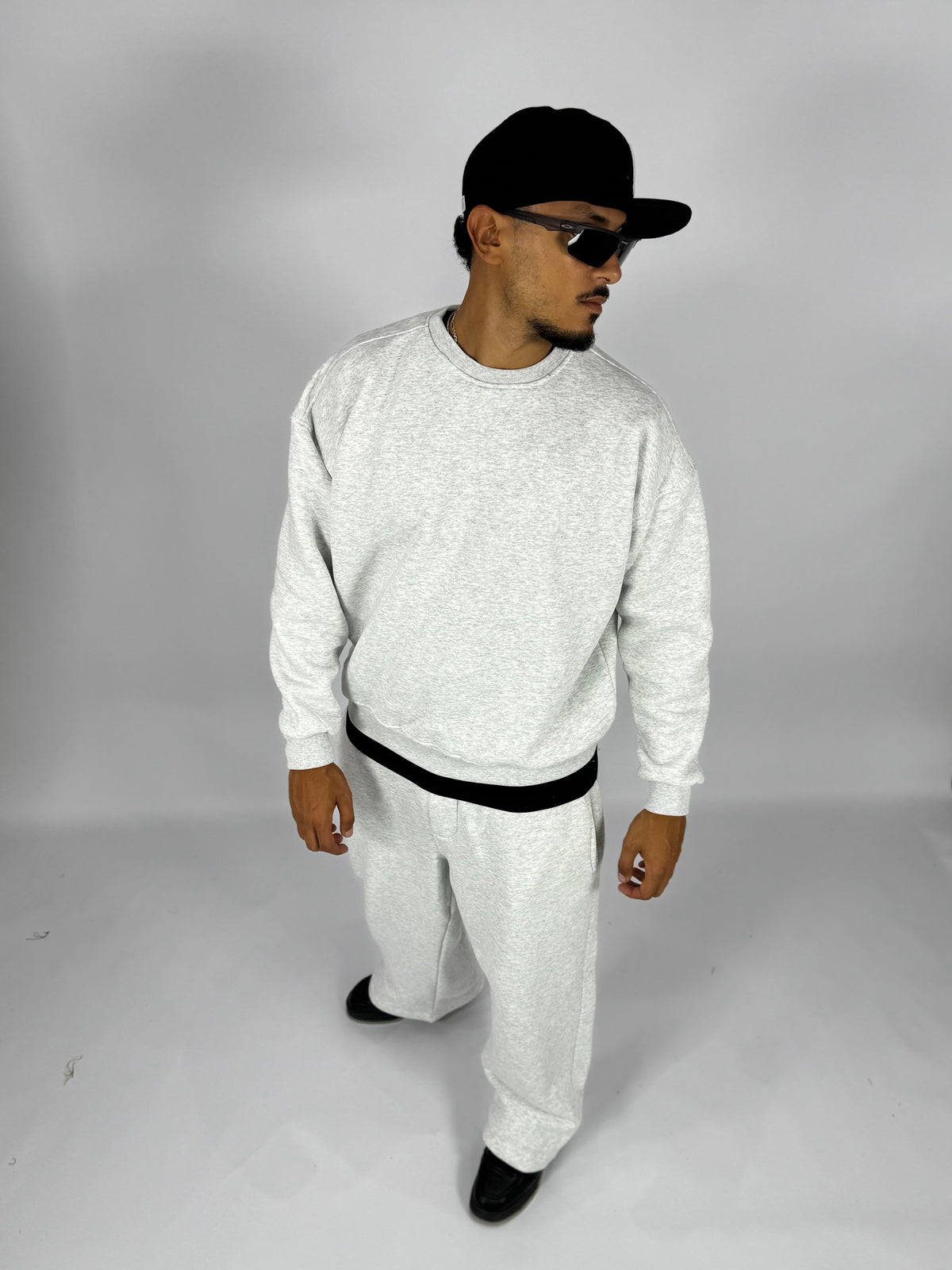 Ensemble Streetwear Oversize Blanc – Sweat & Pantalon