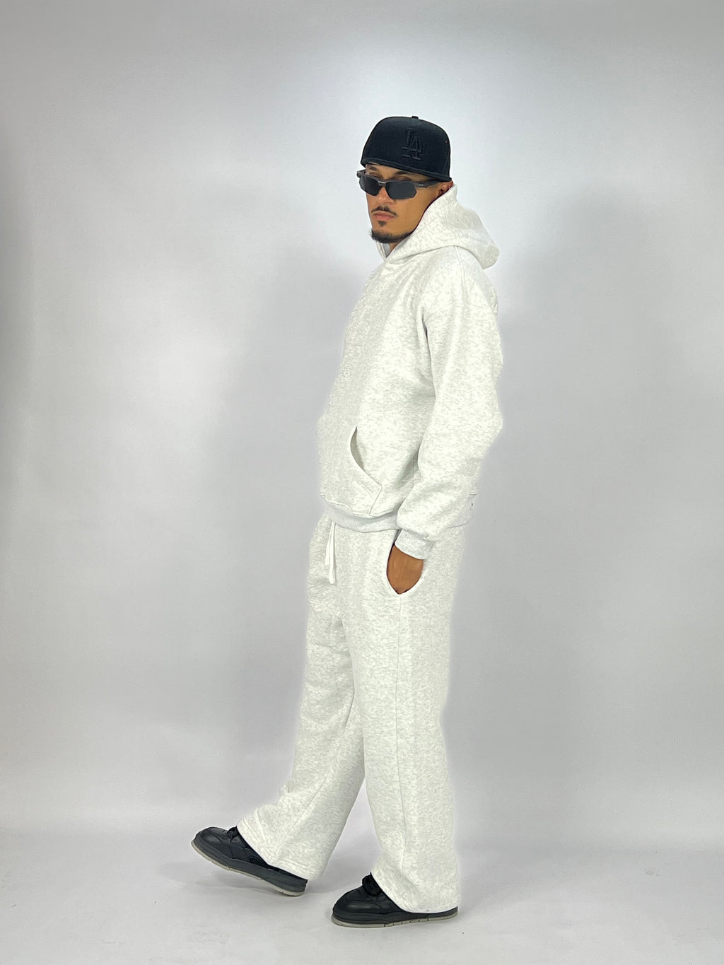 Ensemble PREMIUM Blanc à Capuche 1 ère Qualité