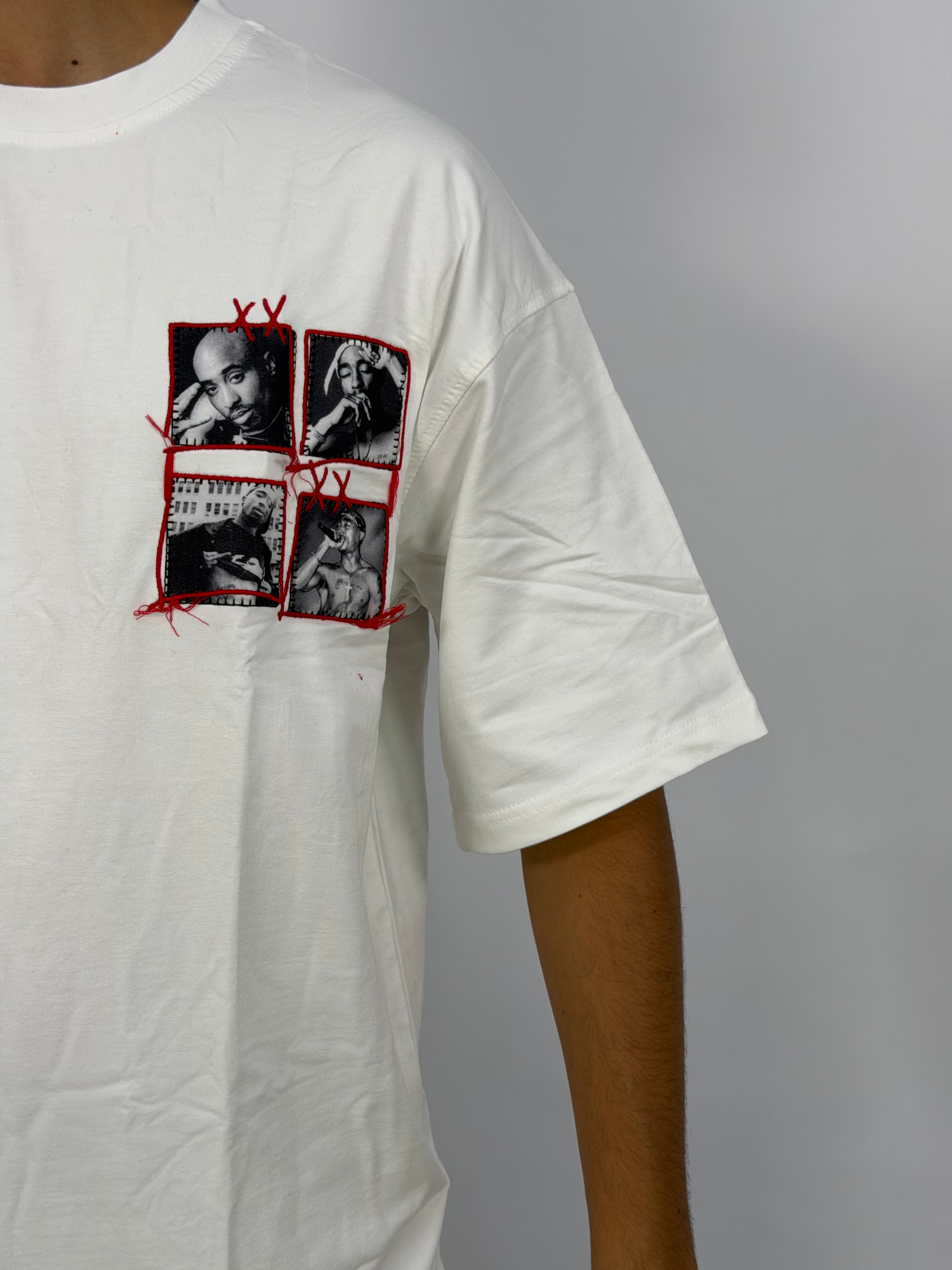 T-shirt ORIGINAL Oversize Blanc – Tupac Street Edition