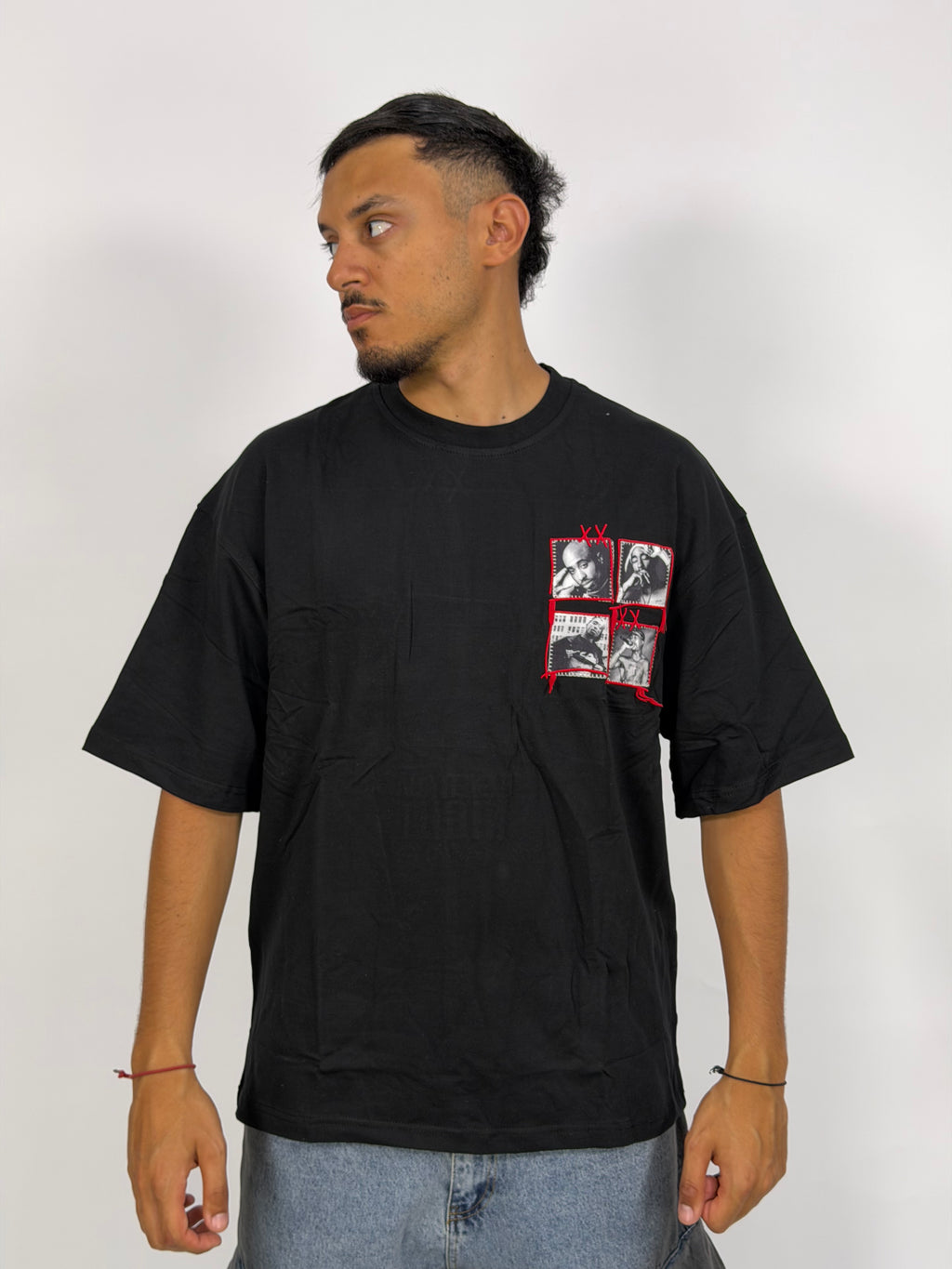 T-shirt ORIGINAL Oversize Noir  – Tupac Street Edition
