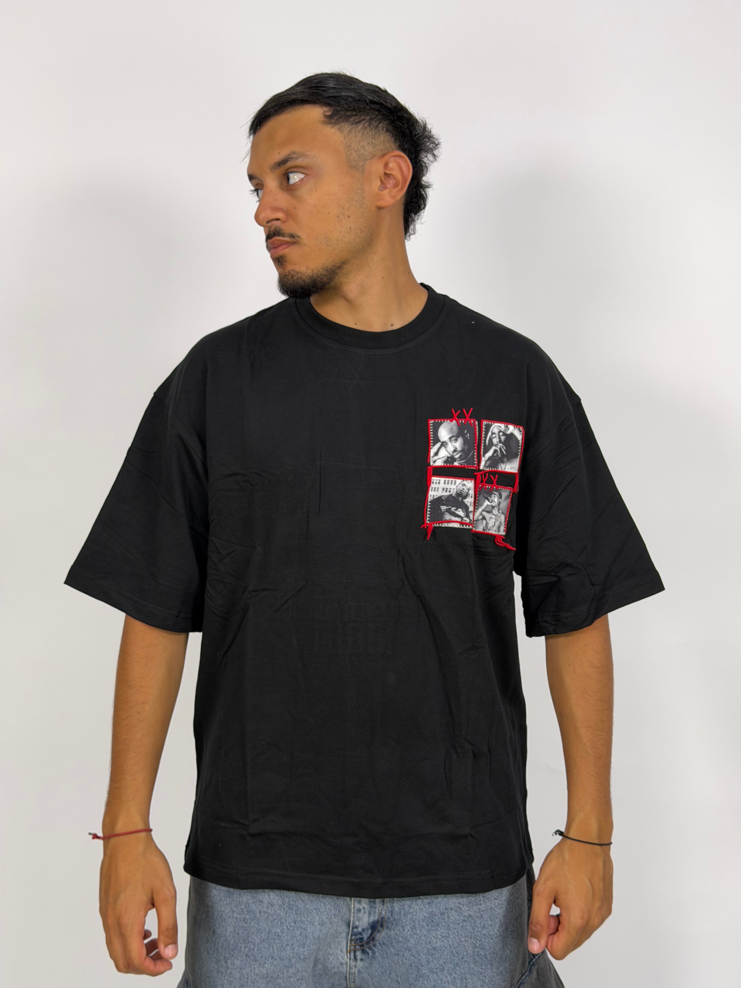 T-shirt ORIGINAL Oversize Noir  – Tupac Street Edition
