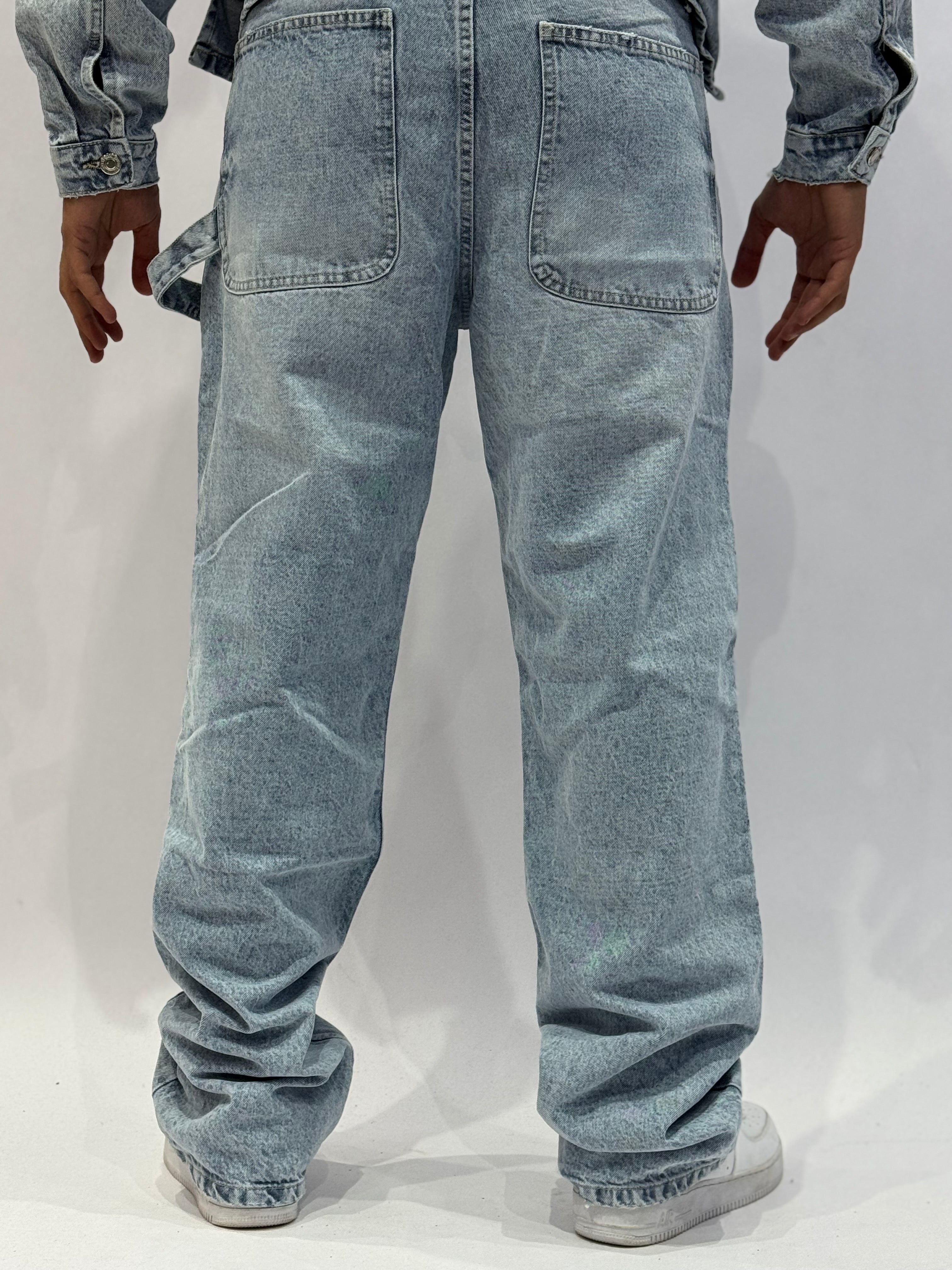 Ensemble Denim Oversize Premium – Veste & Jean Cargo