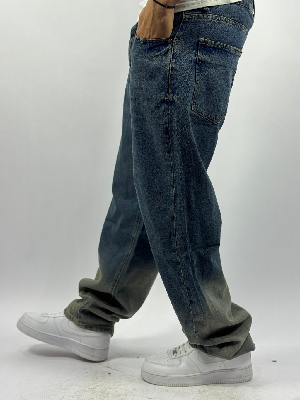 Jean Loose Dégradé – Bleu Vintage