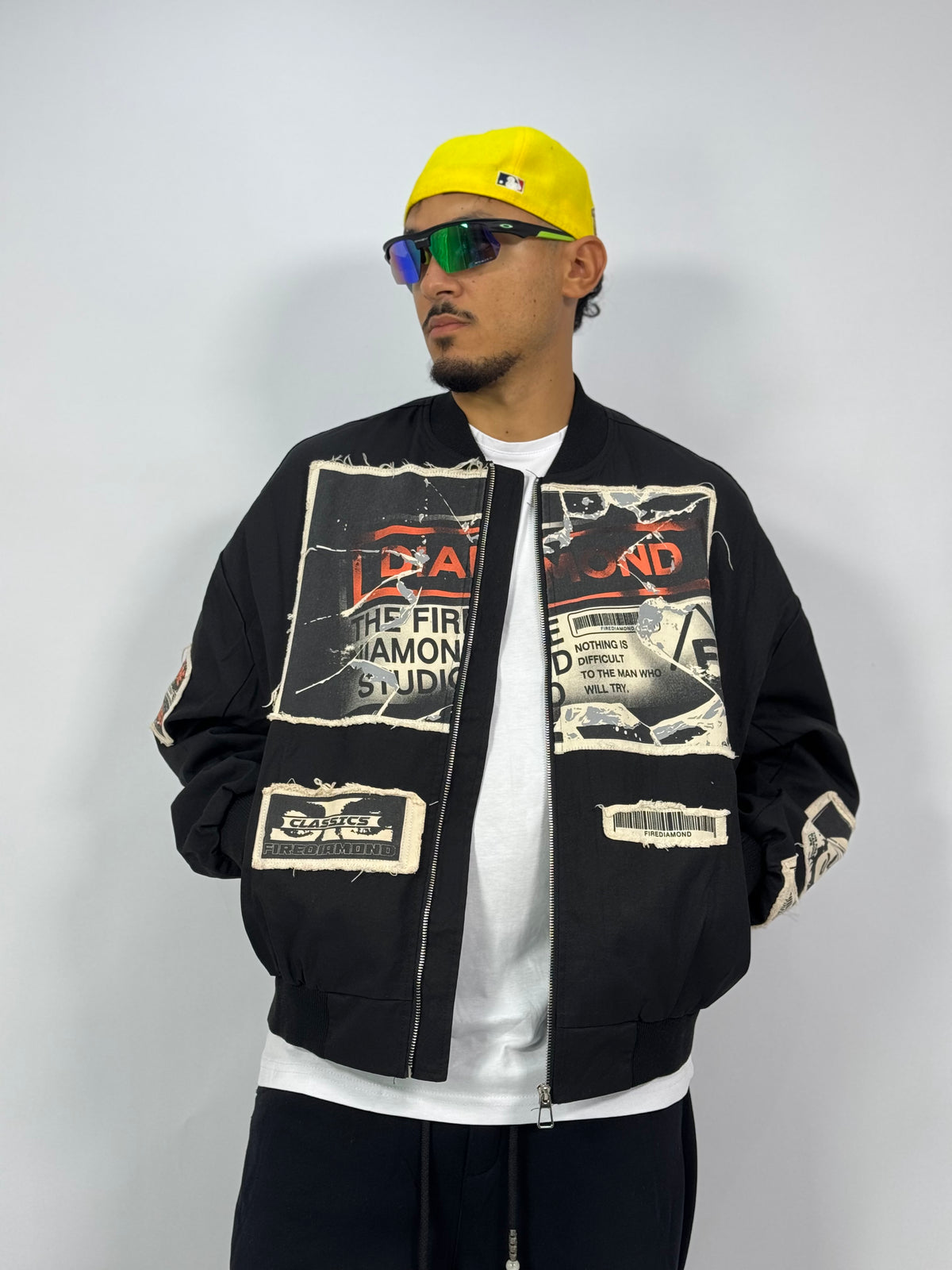 Veste Label Bomber – Streetwear PREMIUM