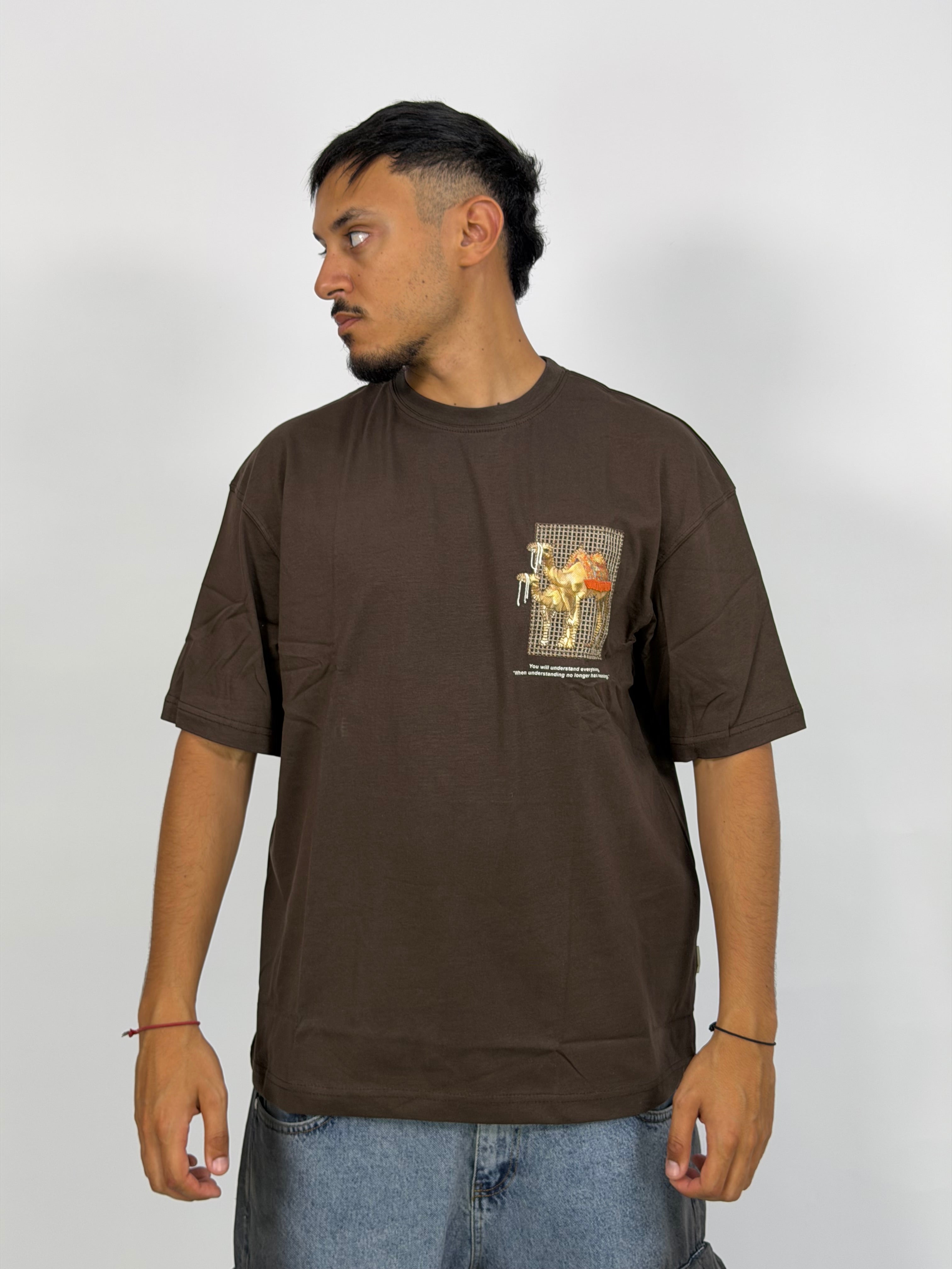 T-shirt ORIGINAL Oversize Marron – Desert Camel Heritage Edition