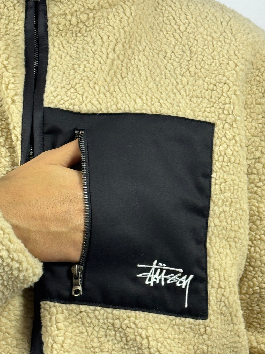 Veste Sherpa Homme Beige – Douceur Premium & Style Moderne