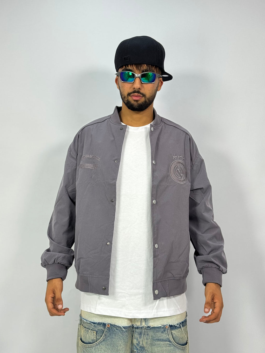 Veste Emblem Bomber – Smoky Violet
