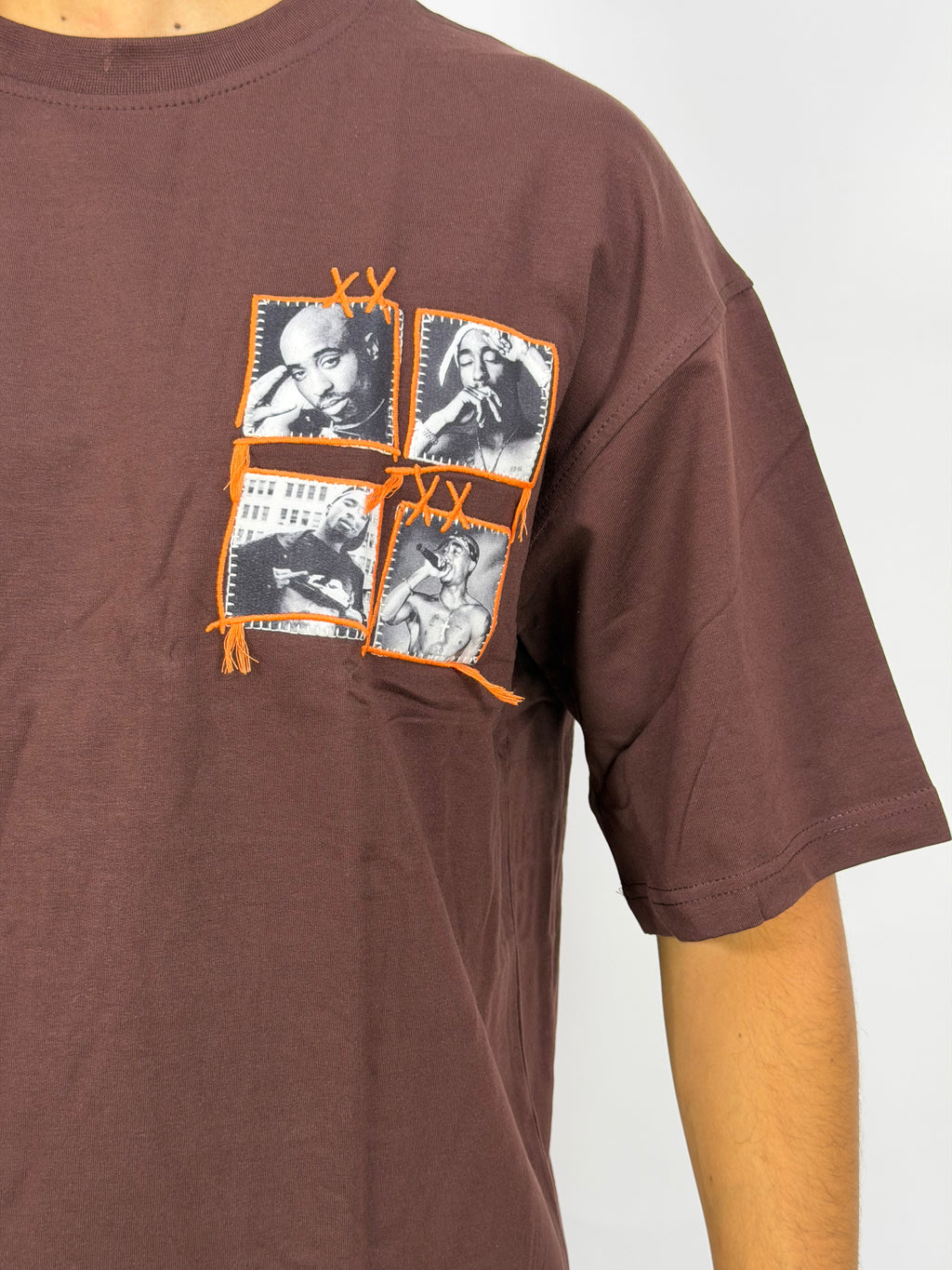 T-shirt ORIGINAL Oversize Marron – Tupac Street Edition