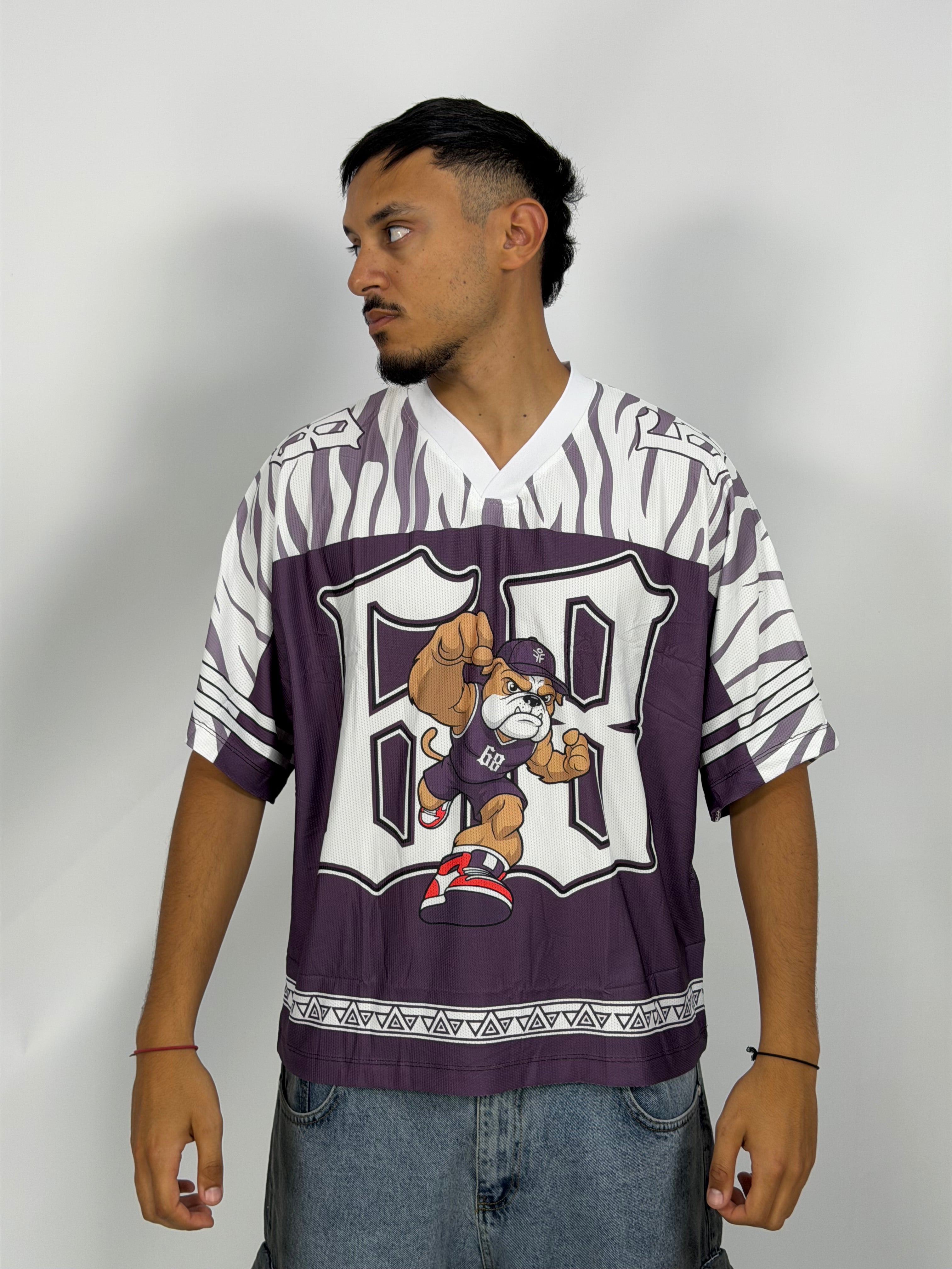 Jersey ORIGINAL Oversize Street Mauve – Bulldog 68 Edition
