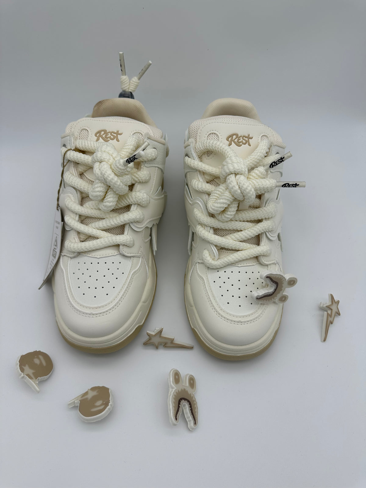 Espadrille REST ORIGINAL OVERSIZE - Blanc/Gold