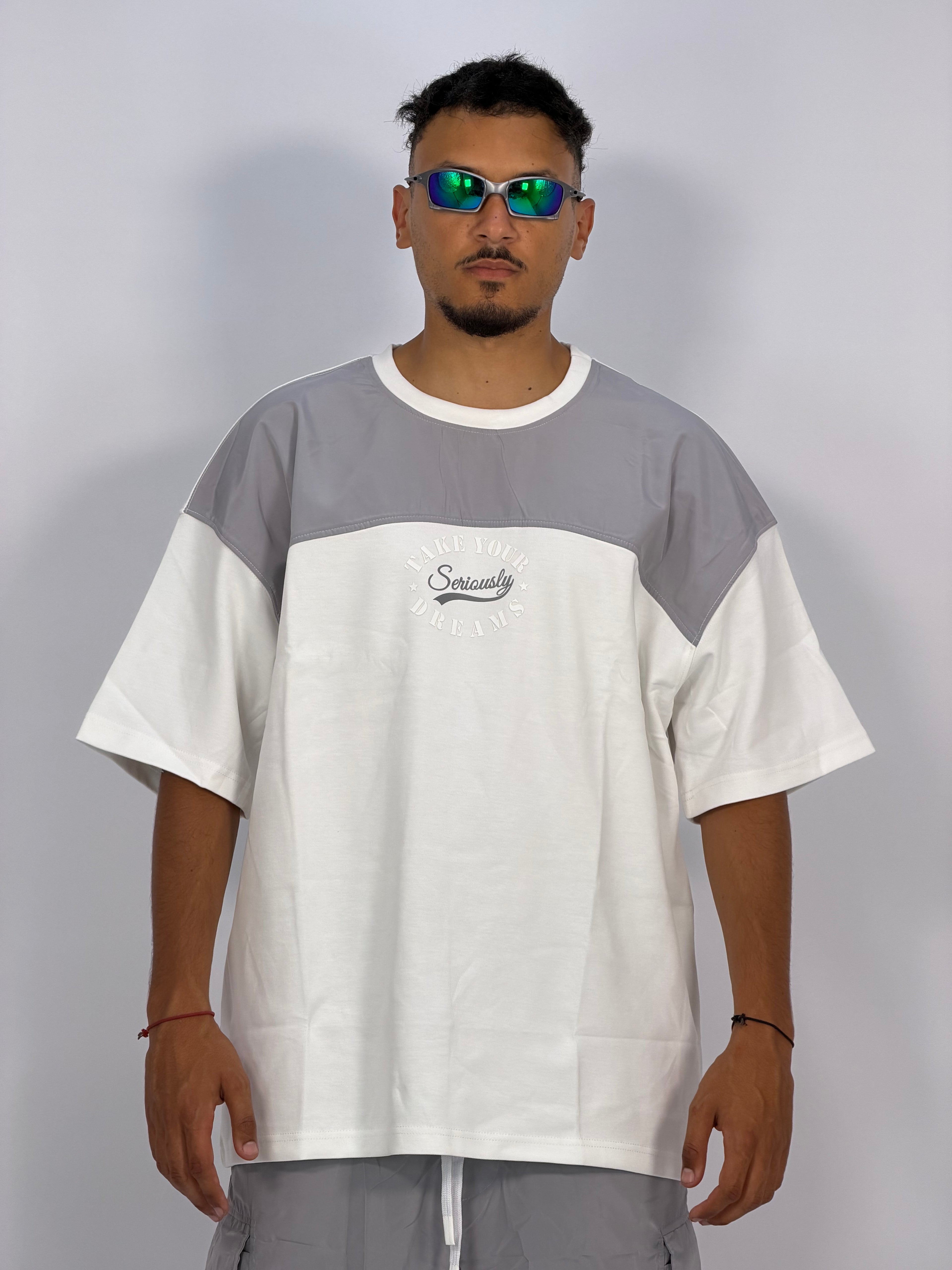 Ensemble “DUO FLOW” (C) – Set Bicolore Oversize Été