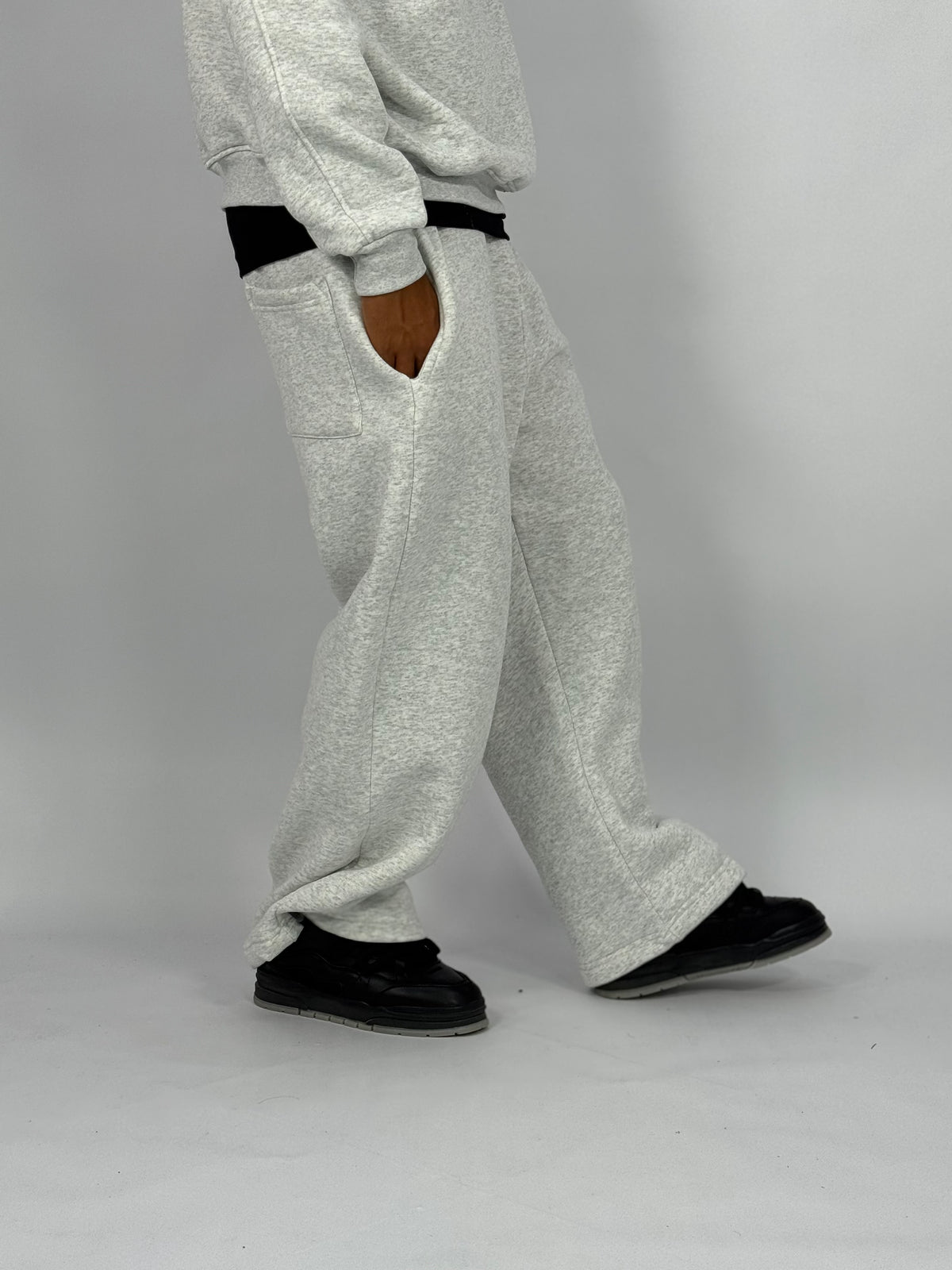 Ensemble Streetwear Oversize Blanc – Sweat & Pantalon