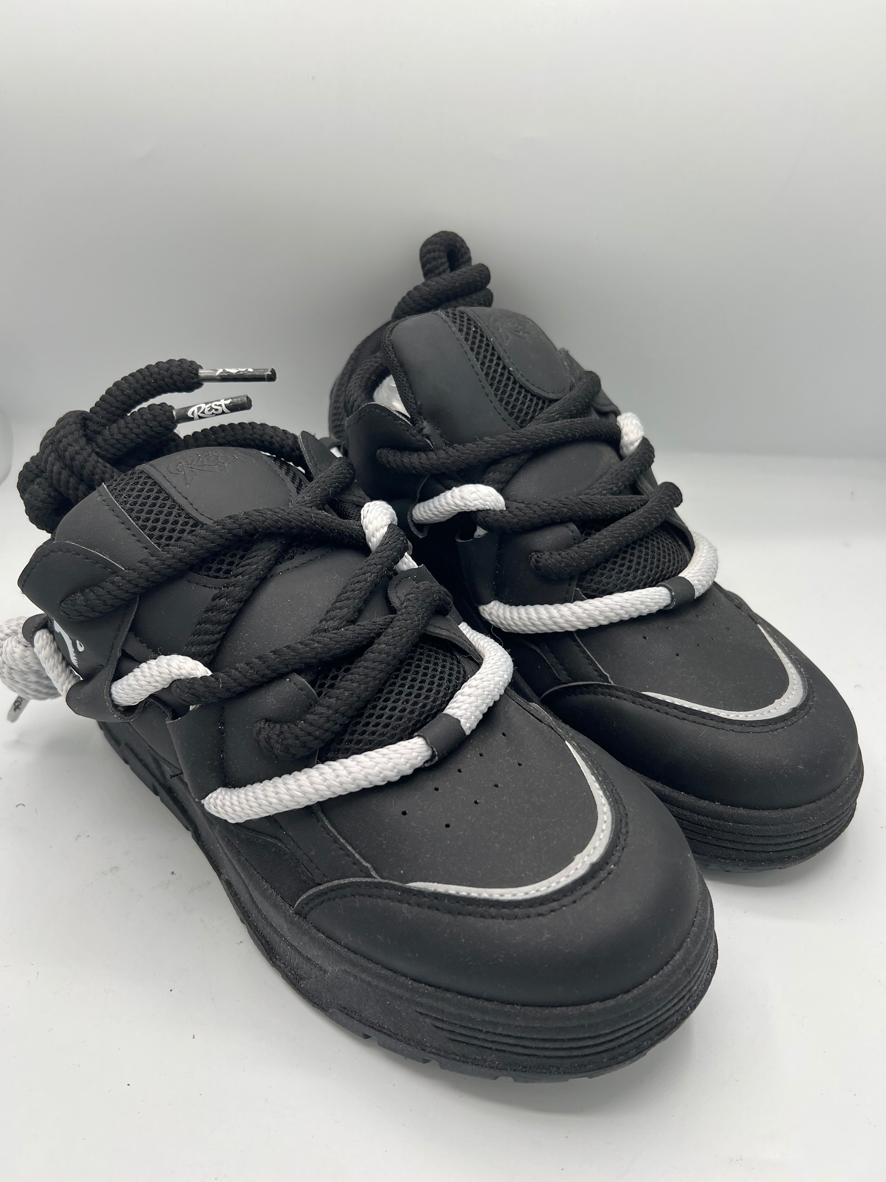 Espadrille REST ORIGINAL OVERSIZE - Noir/Blanc