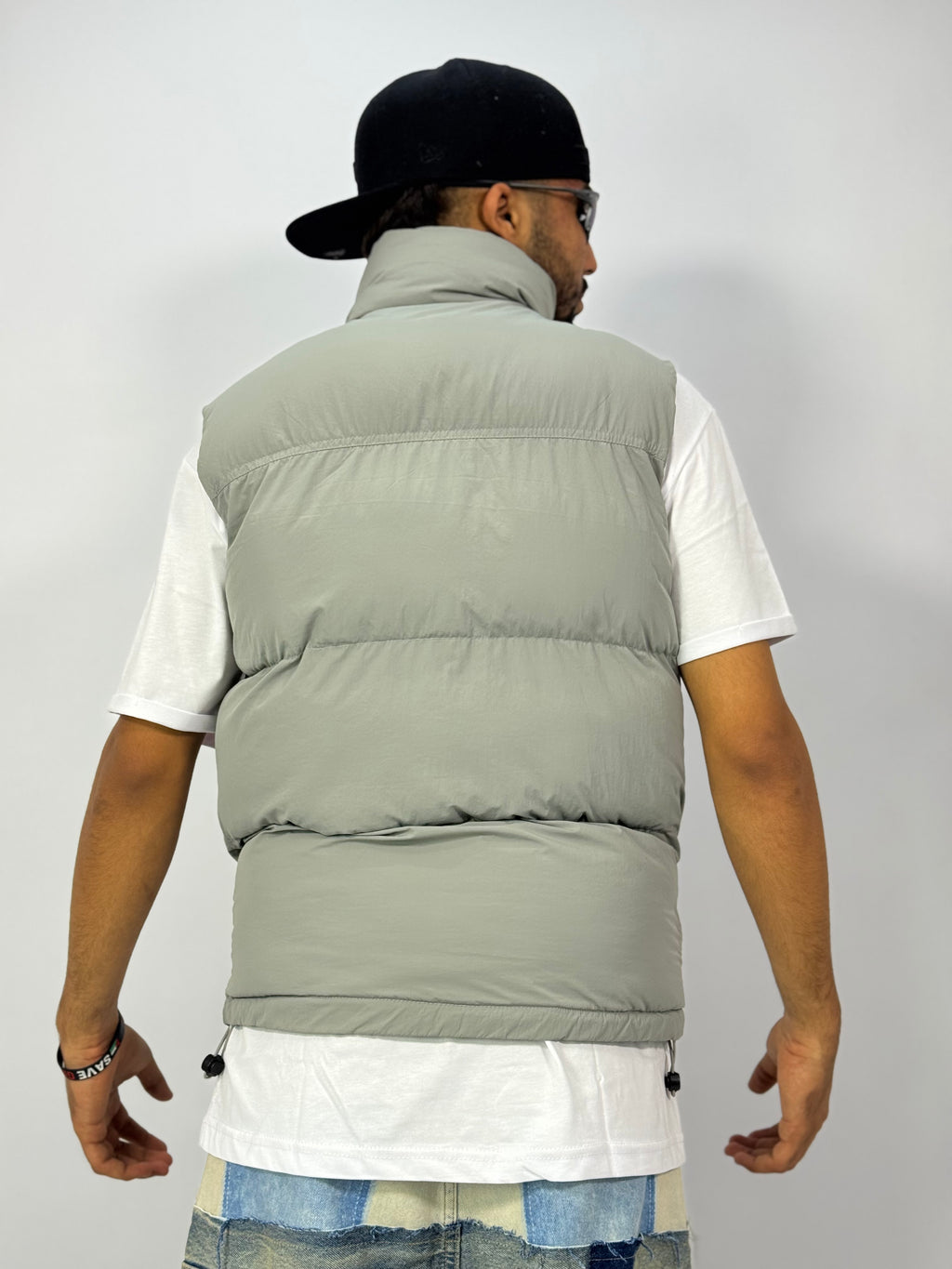 Doudoune 1 ère Qualité Gris  – Gilet Puffer Streetwear