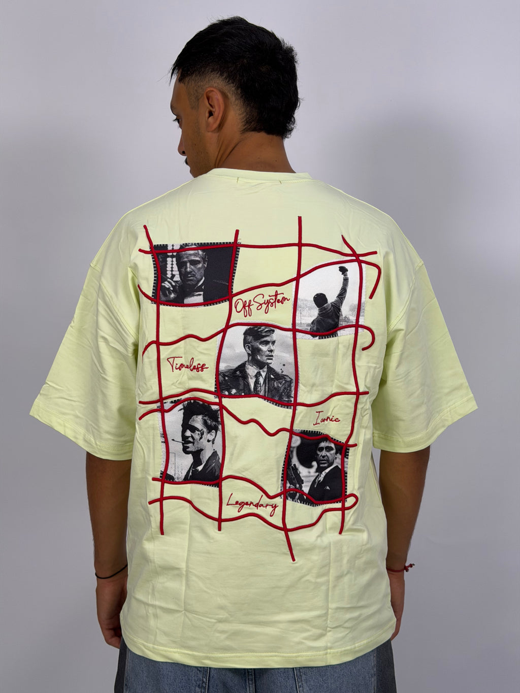 T-shirt ORIGINAL Oversize Jaune - Icons Grid “Legendary” Edition