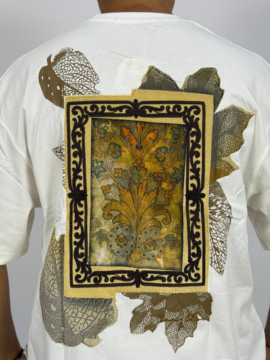T-shirt ORIGINAL Oversize Blanc – Paisley Message Edition