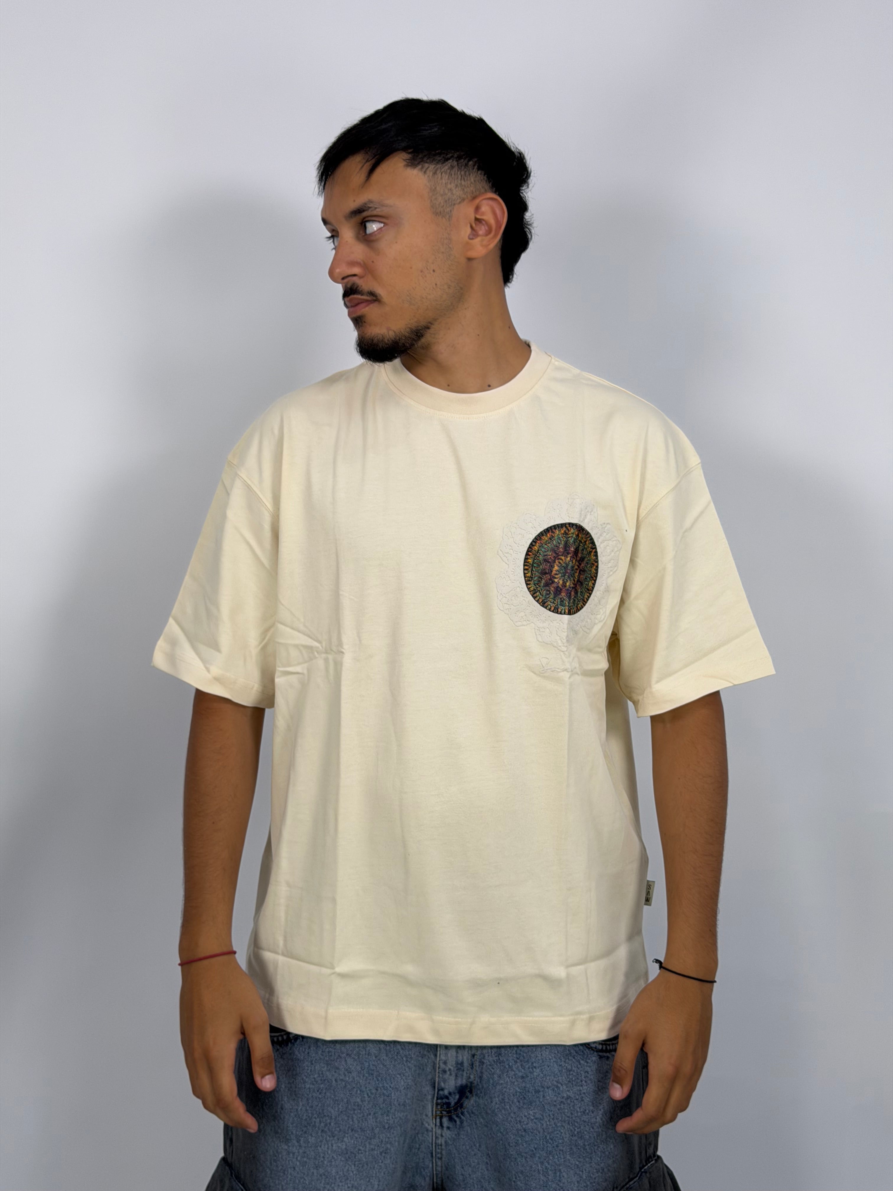 T-shirt ORIGINAL Oversize Crème – Mandala Signature Edition