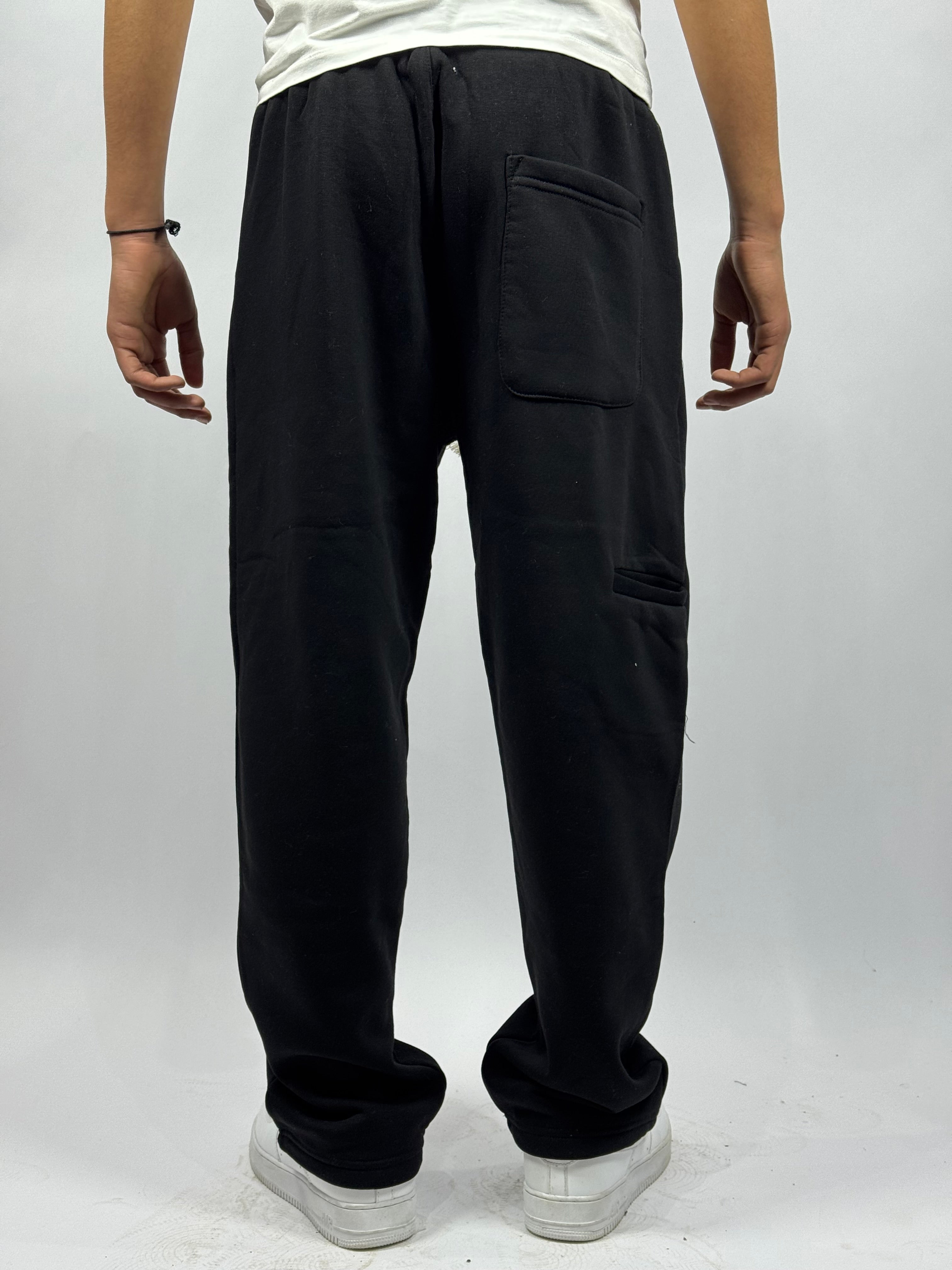 Pantalon Simple Baggy Noire