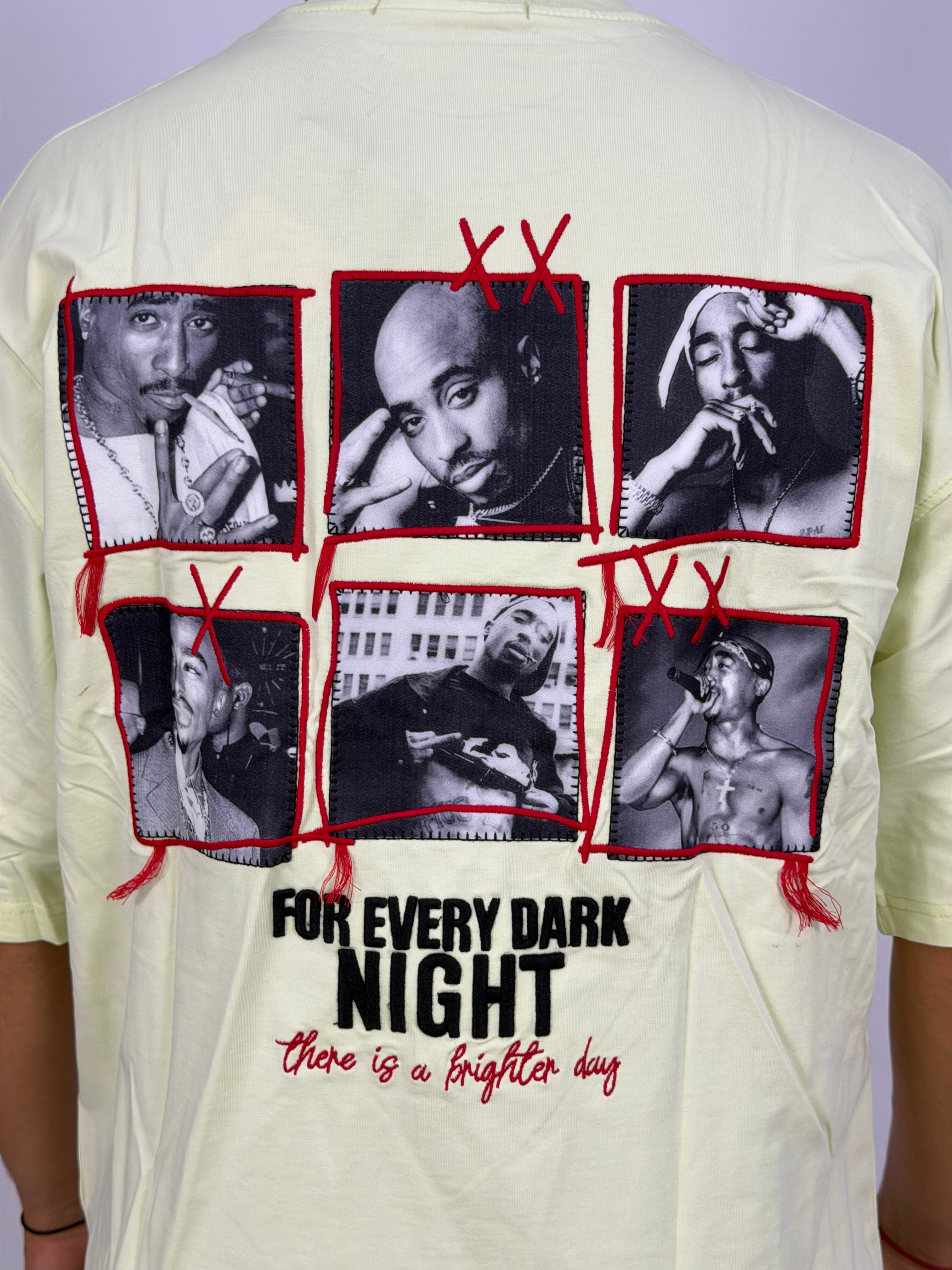 T-shirt ORIGINAL Oversize Jaune – Tupac Street Edition