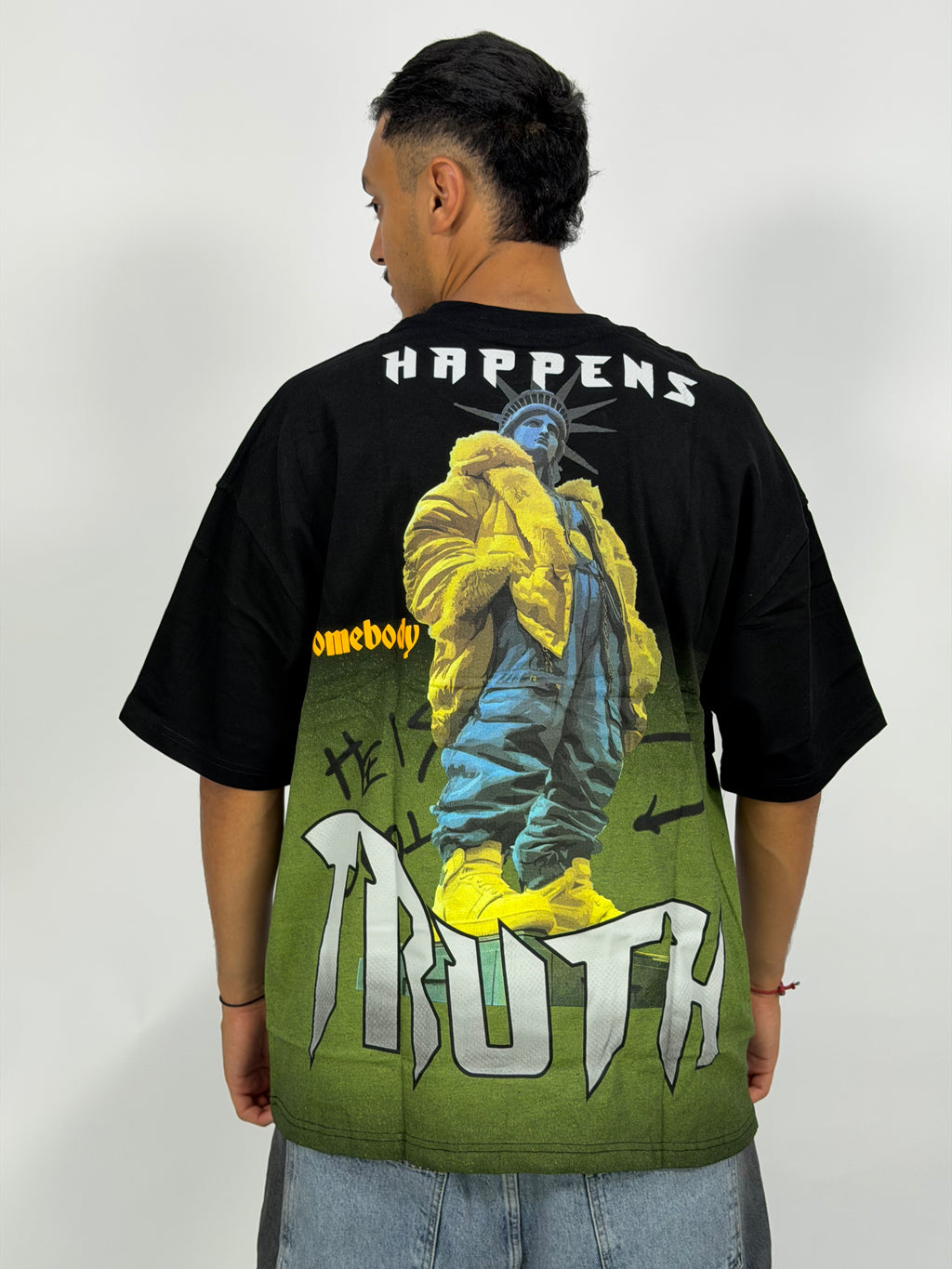 T-shirt ORIGINAL Oversize Noir – TRUTH Street Graphic Edition