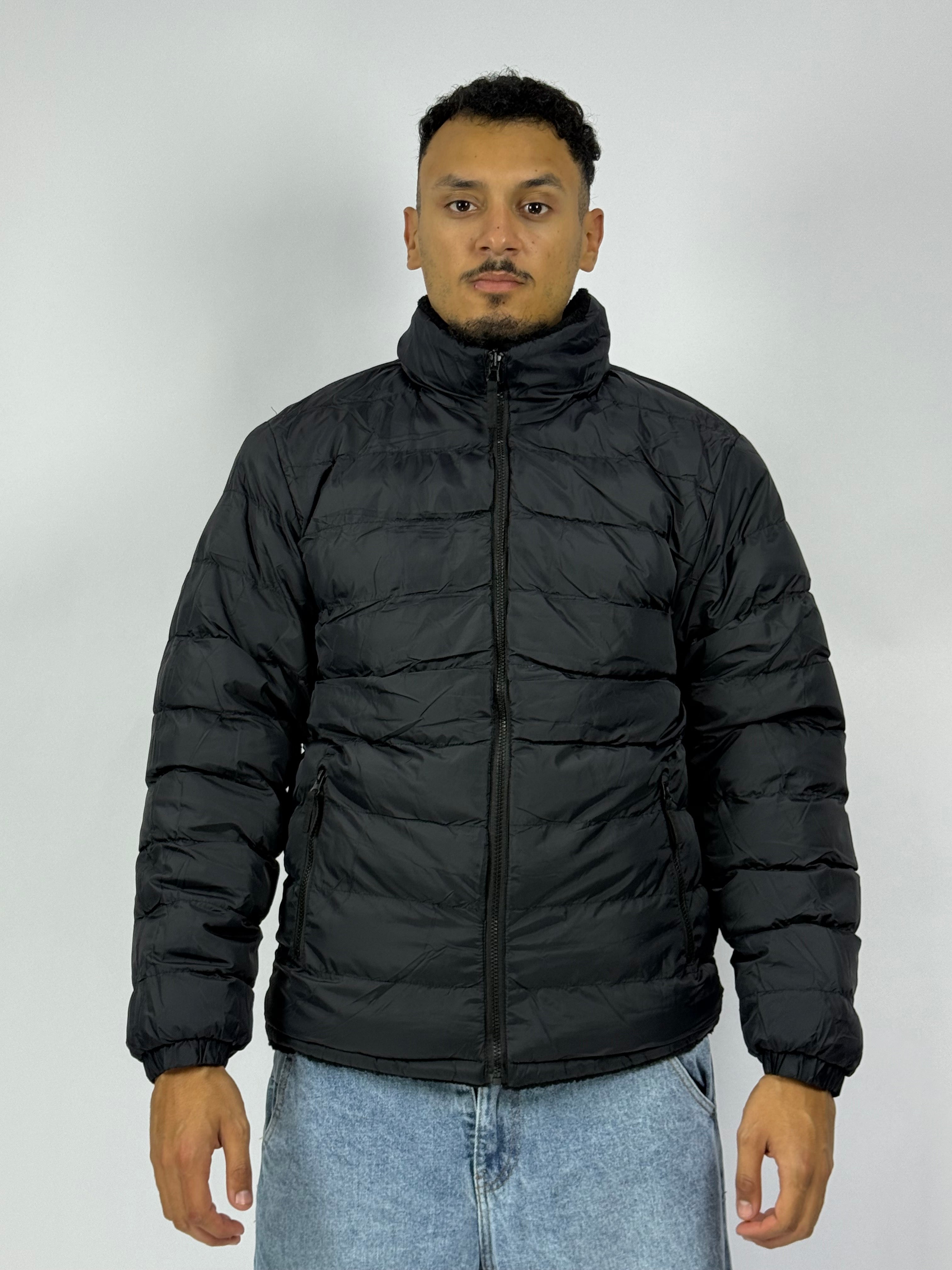 Veste TNF Double Face 1ʳᵉ Qualité – Style Réversible & Confort Premium Noir