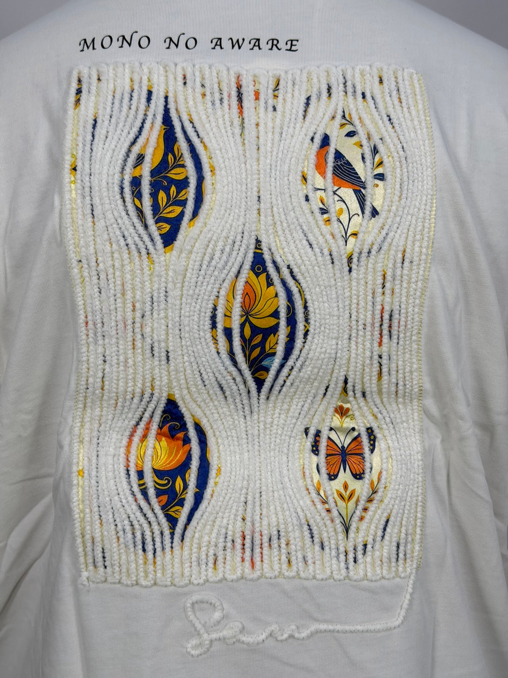 T-shirt ORIGINAL Oversize Blanc – Mono Art Texture Edition