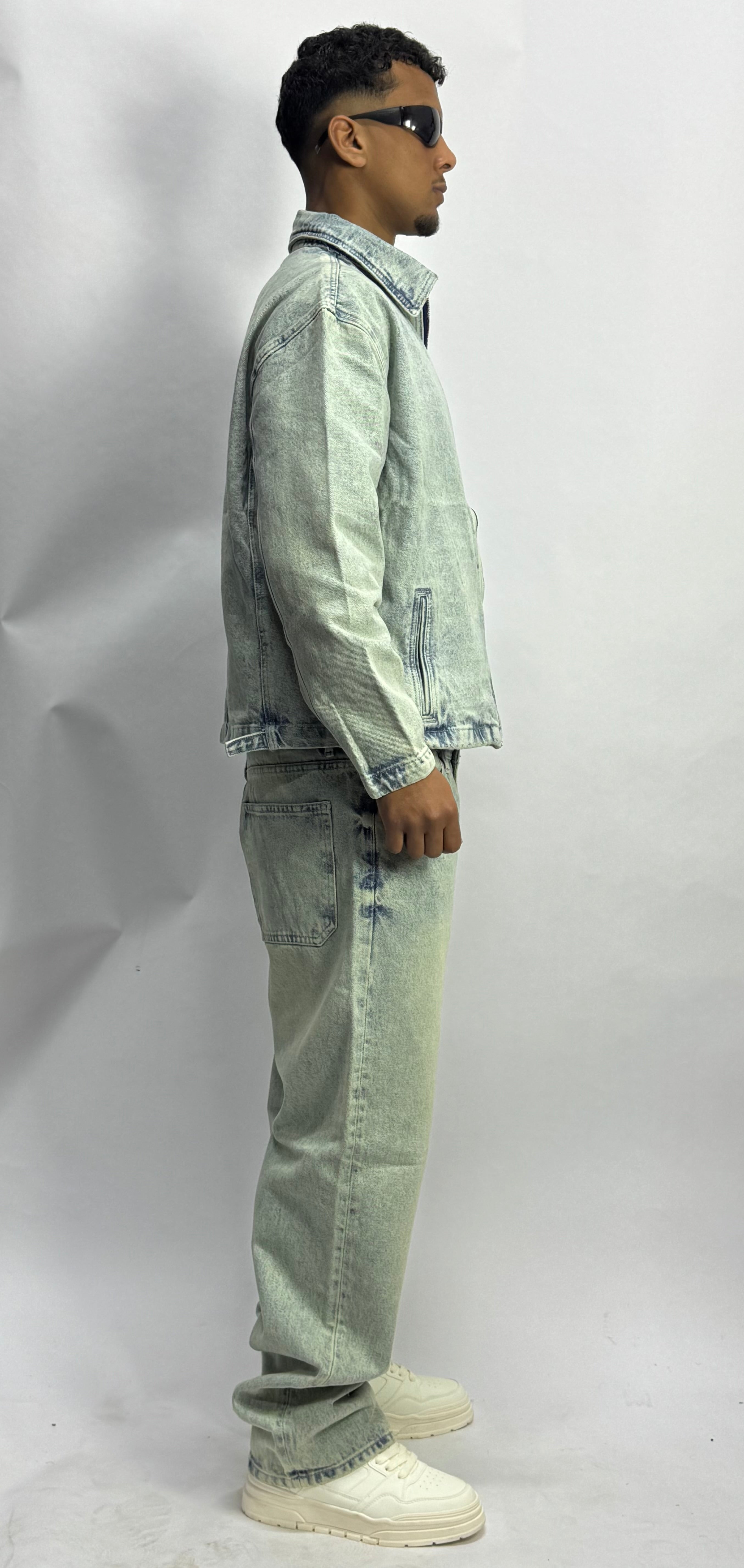 Ensemble Jean Premium Homme – Veste & Pantalon Denim Style Streetwear