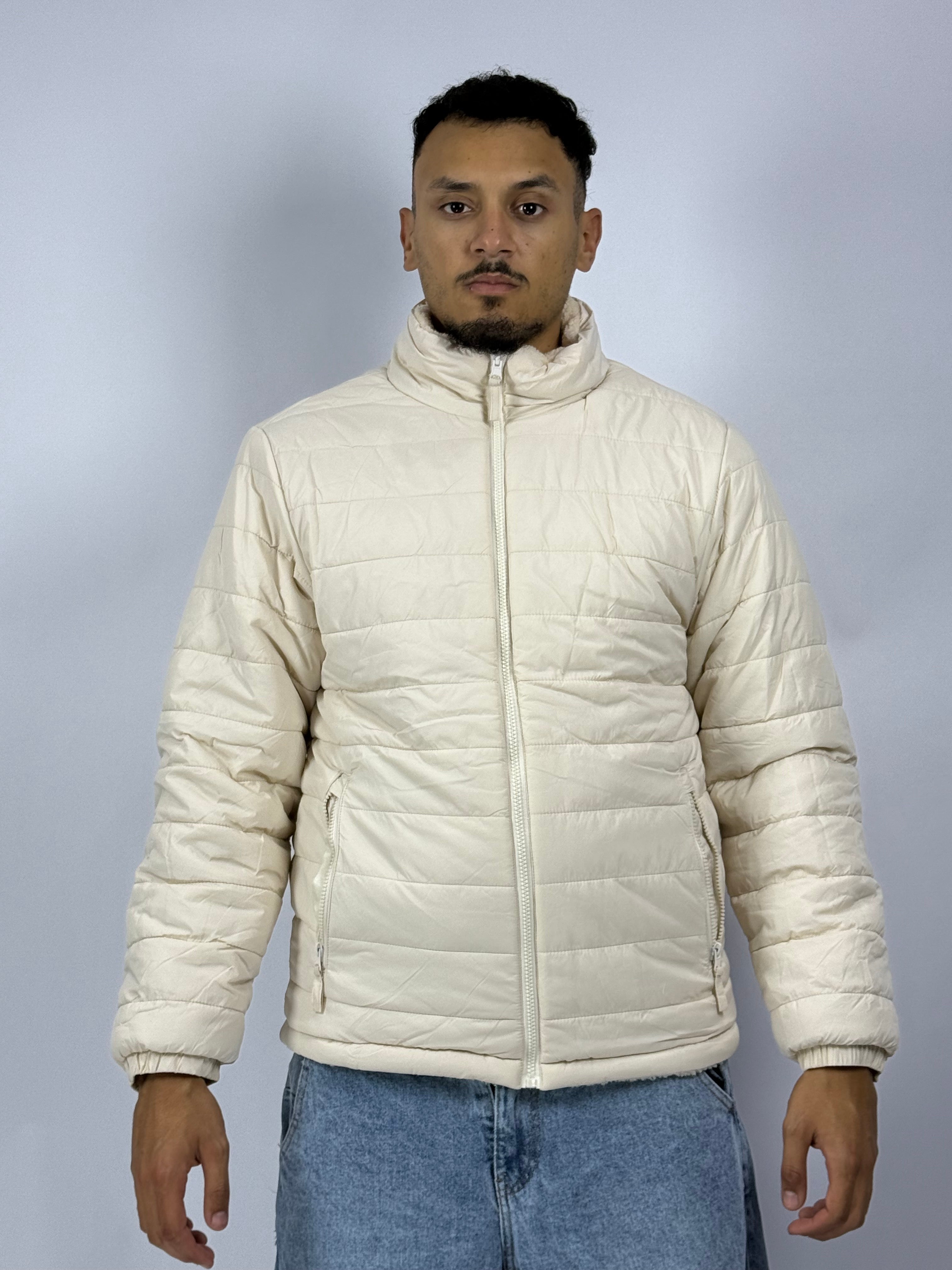 Veste TNF Double Face 1ʳᵉ Qualité – Style Réversible & Confort Premium Blanche