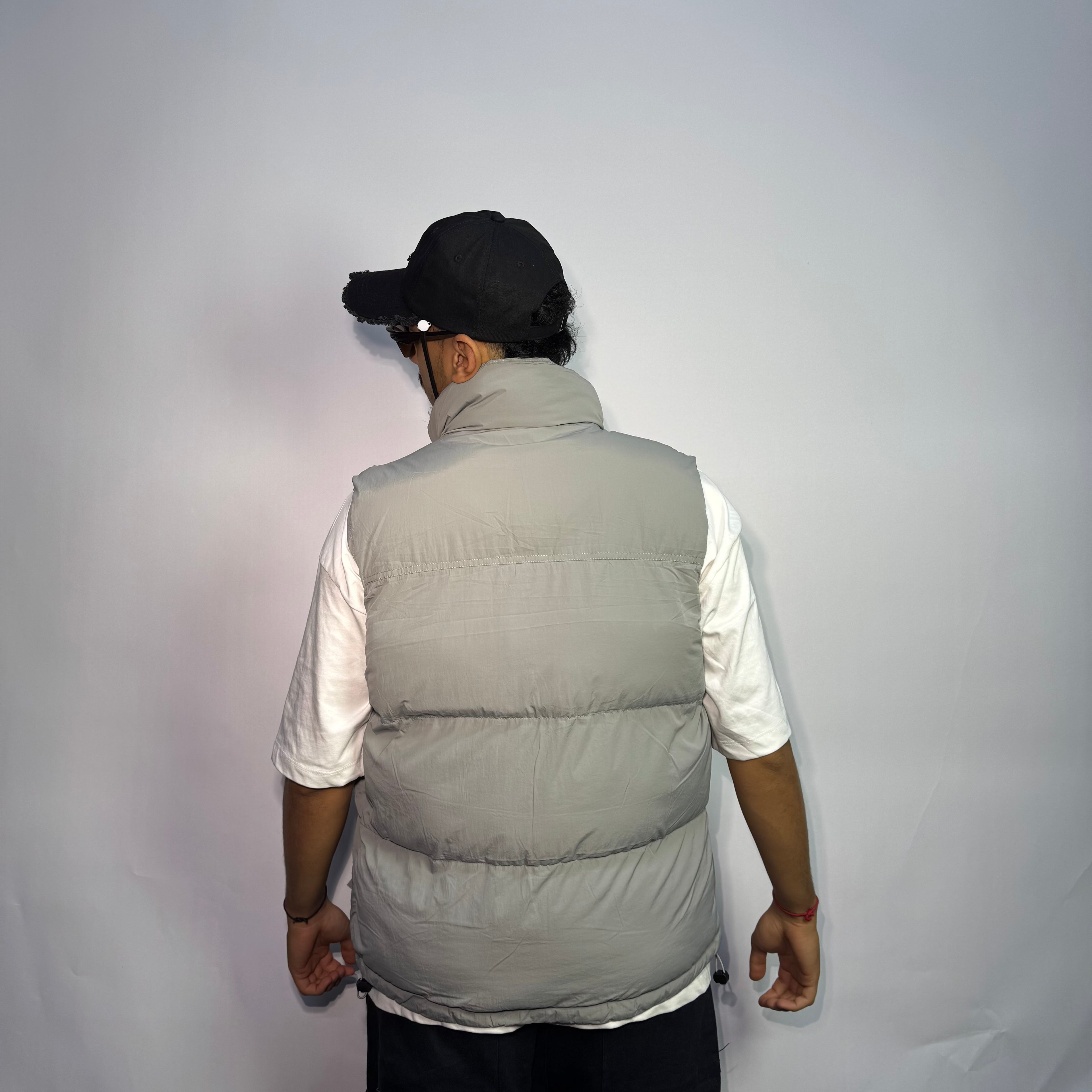 Doudoune Gris Oversize Gris – Style Streetwear