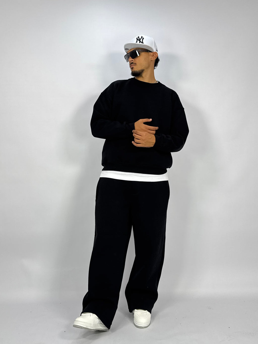 Ensemble Streetwear Oversize Noir – Sweat & Pantalon