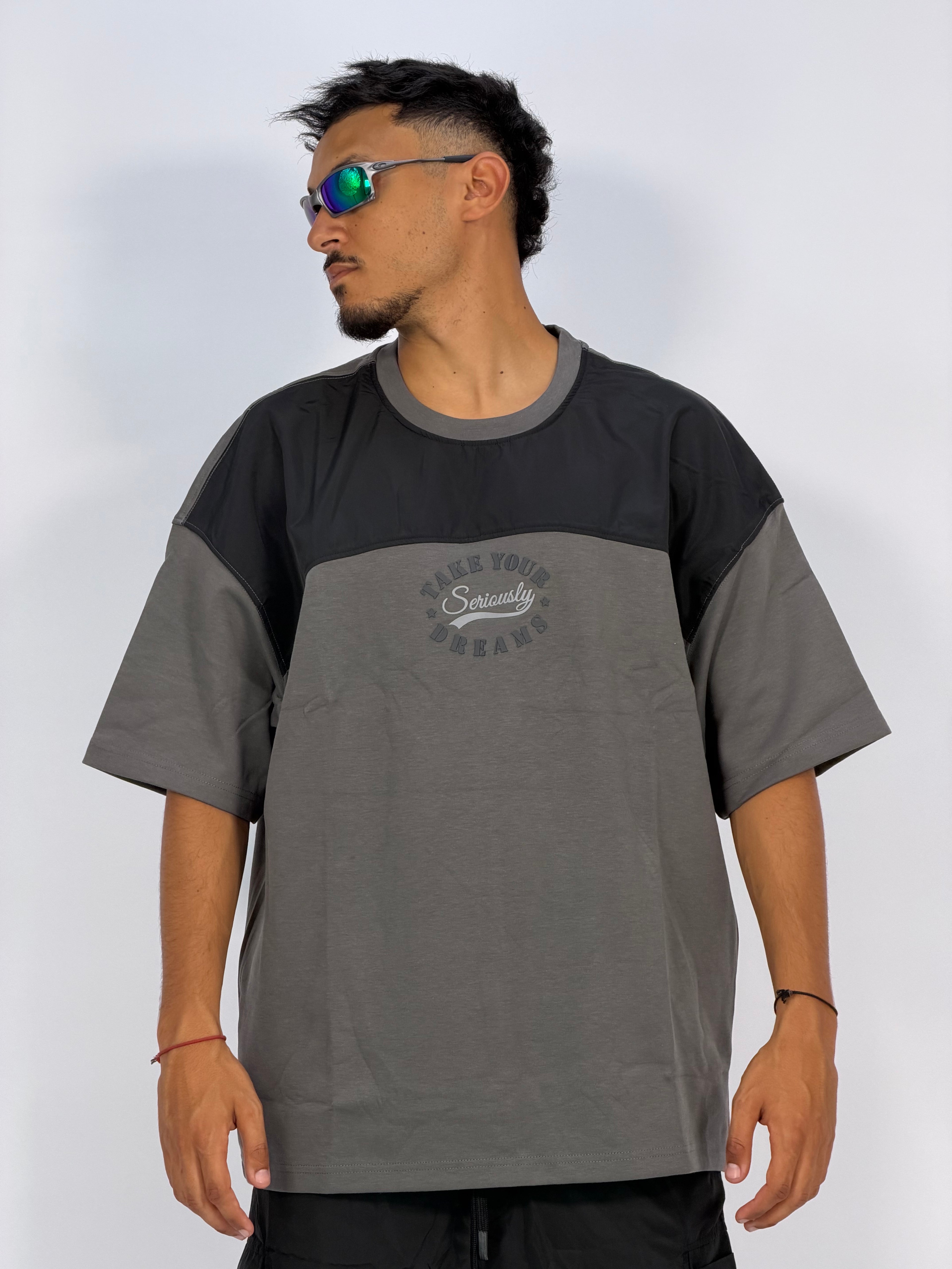 Ensemble “DUO FLOW” (B) – Set Bicolore Oversize Été