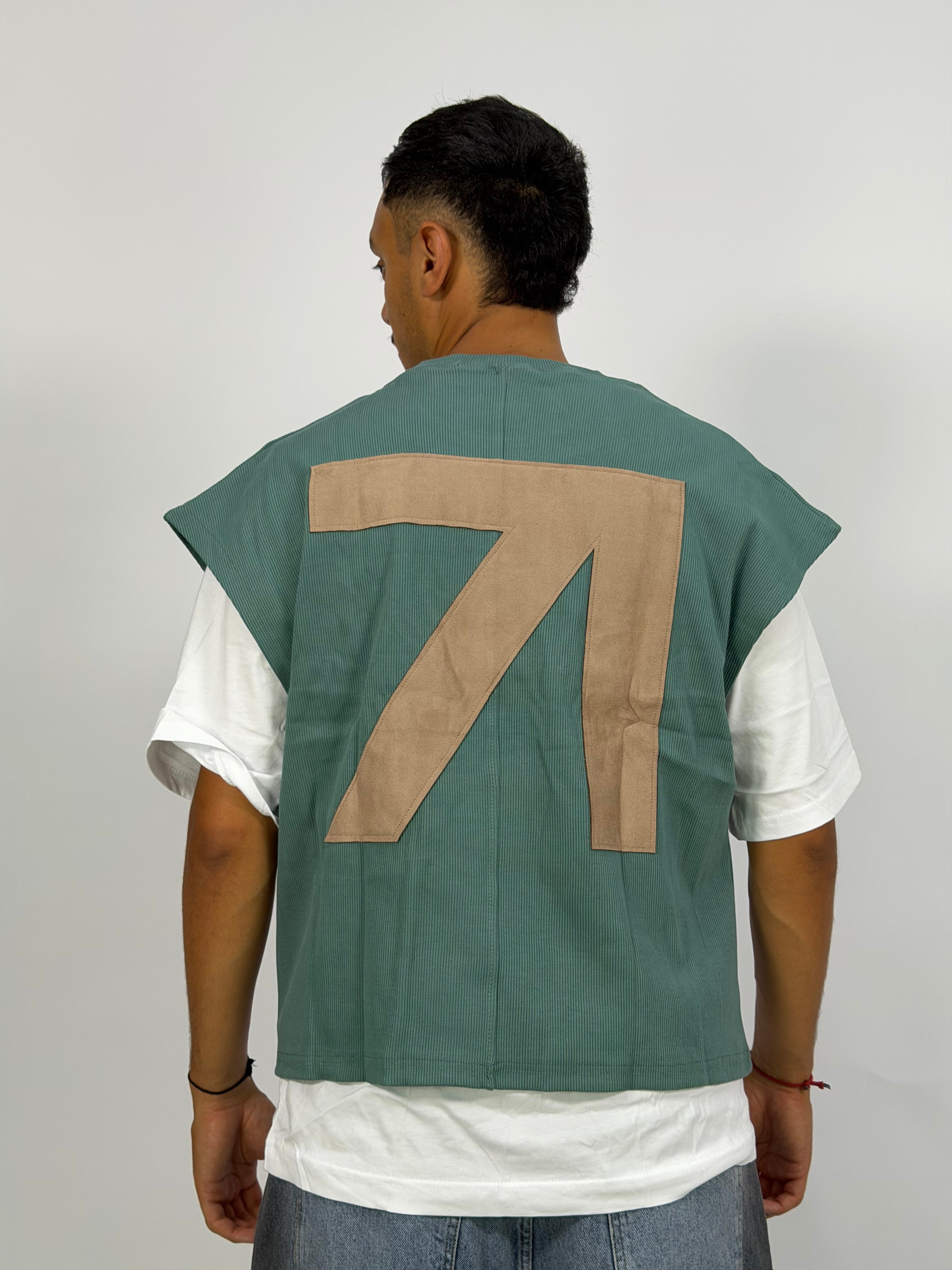T-shirt Double Layer Vert – 71 Urban Edition