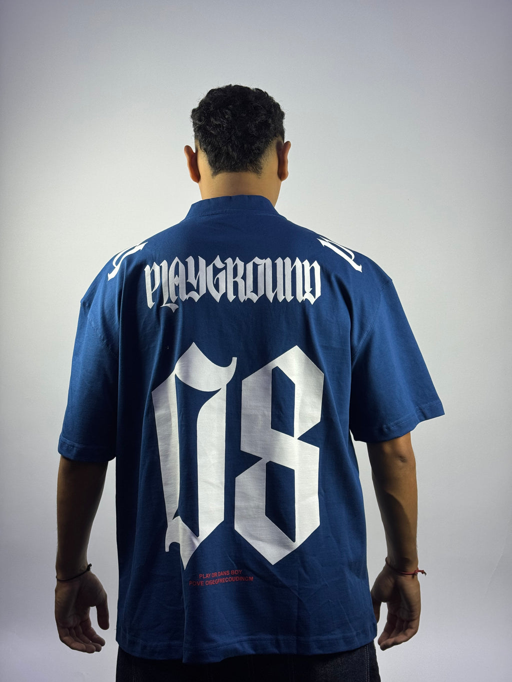 Jersey Streetwear 08 Oversize Bleu - ORIGINAL