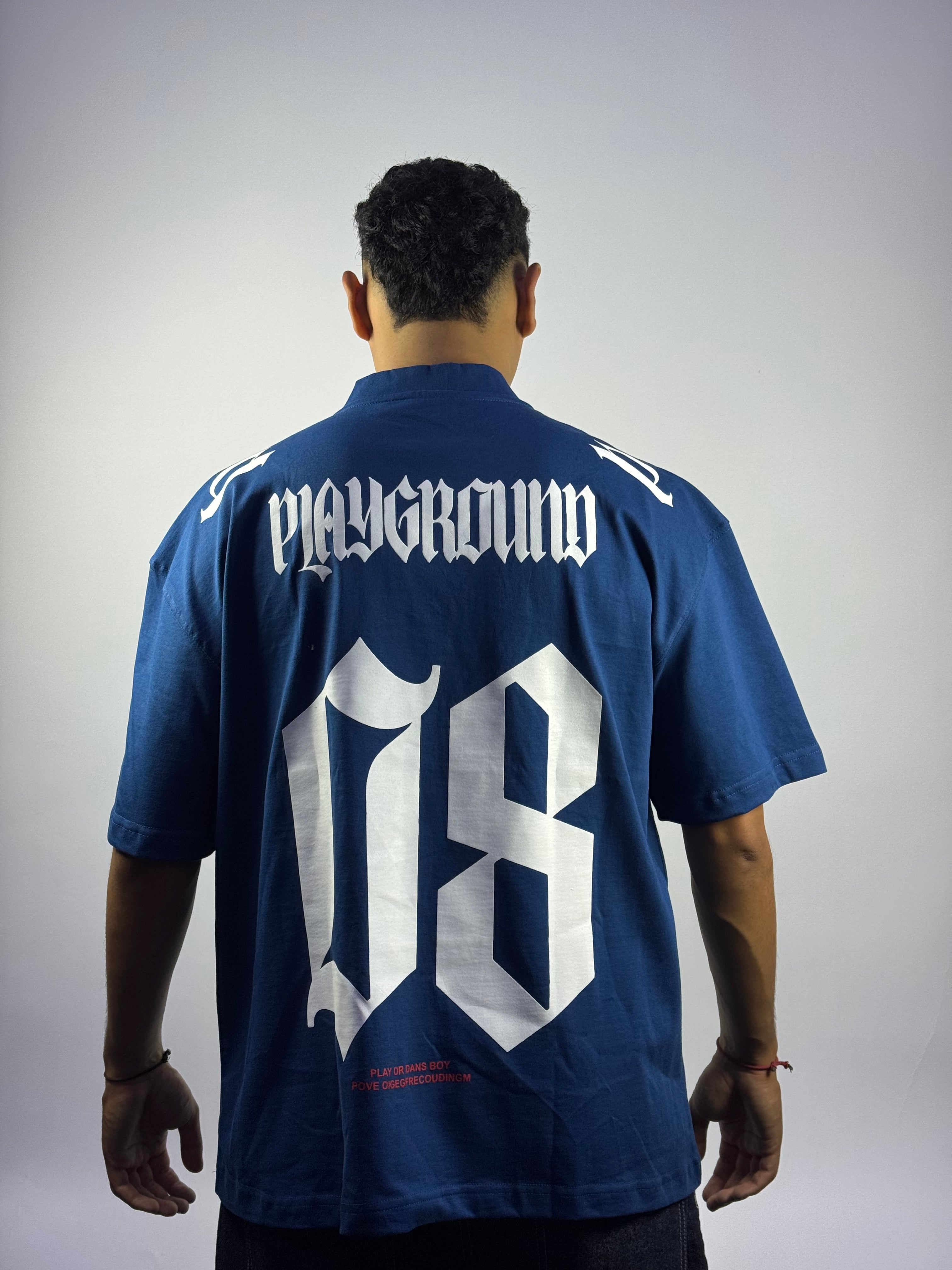 Jersey Streetwear 08 Oversize Bleu - ORIGINAL